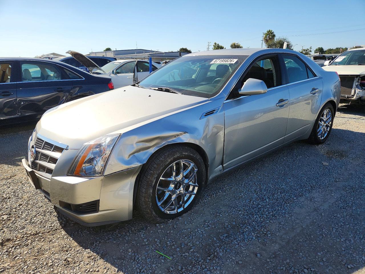 2008 Cadillac Cts Hi Feature V6 Silver vin: 1G6DR57V580158046