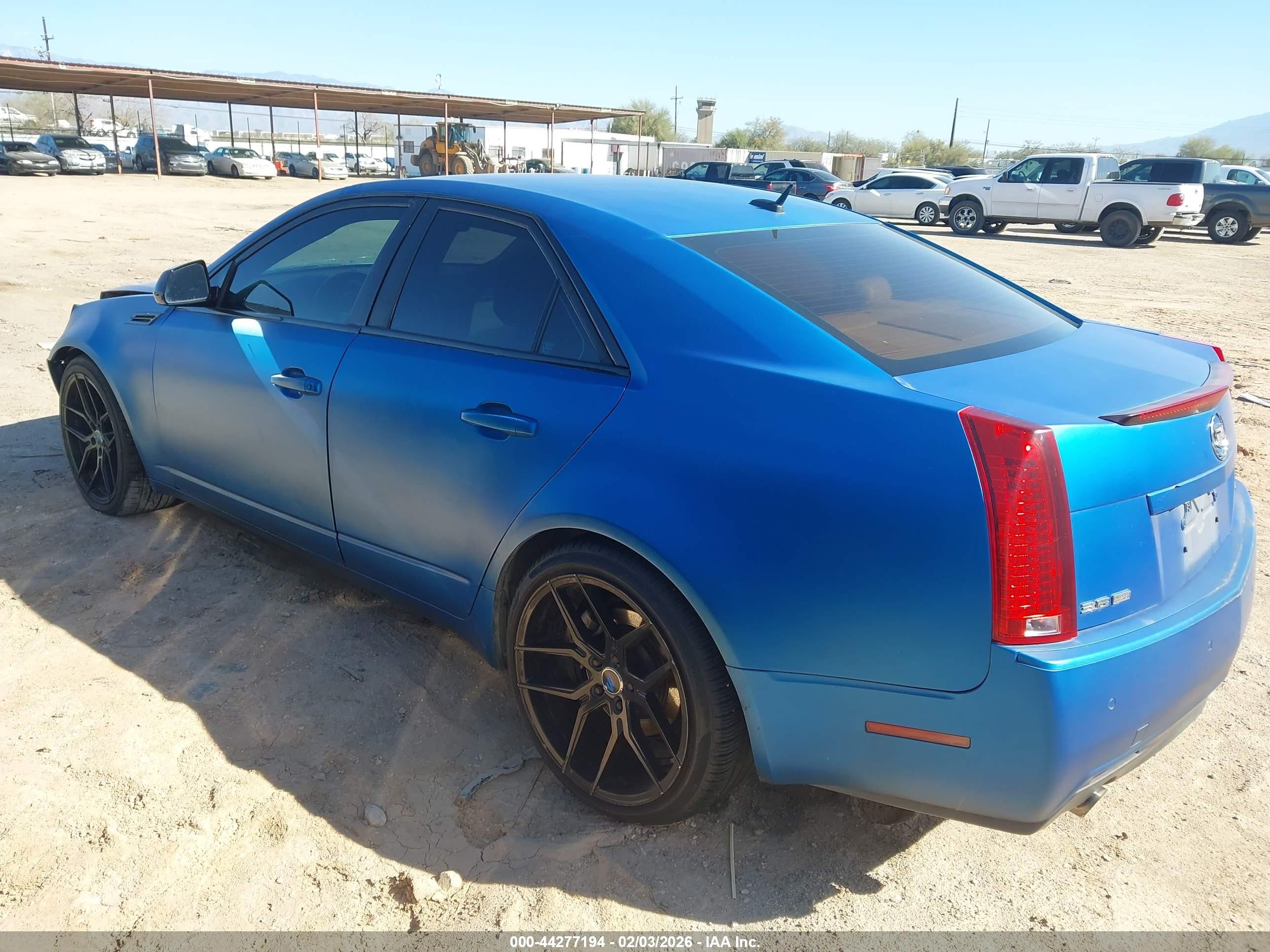 2008 Cadillac Cts Standard Blue vin: 1G6DR57V780138686