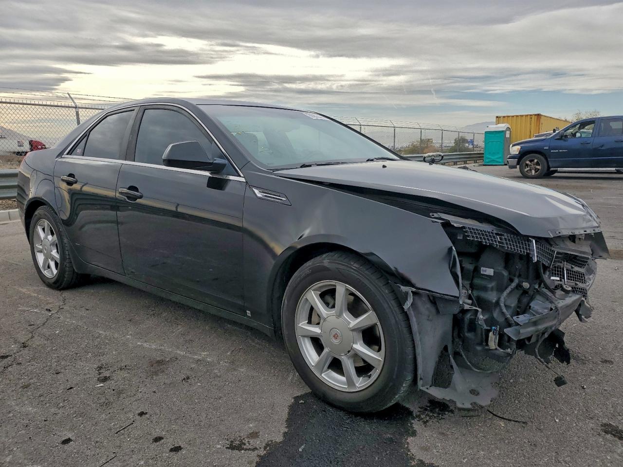 2008 Cadillac Cts Hi Feature V6 Black vin: 1G6DR57V780188780