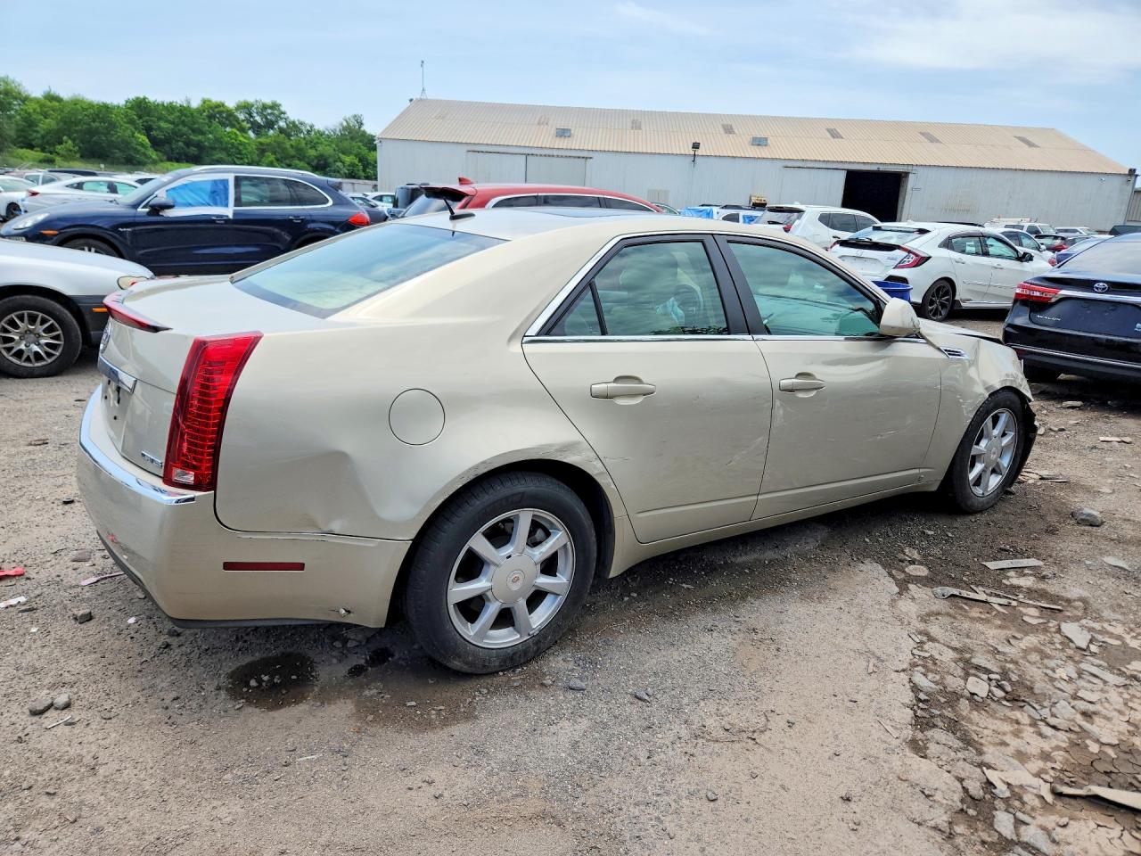 2008 Cadillac Cts Hi Feature V6 Tan vin: 1G6DR57V880177299