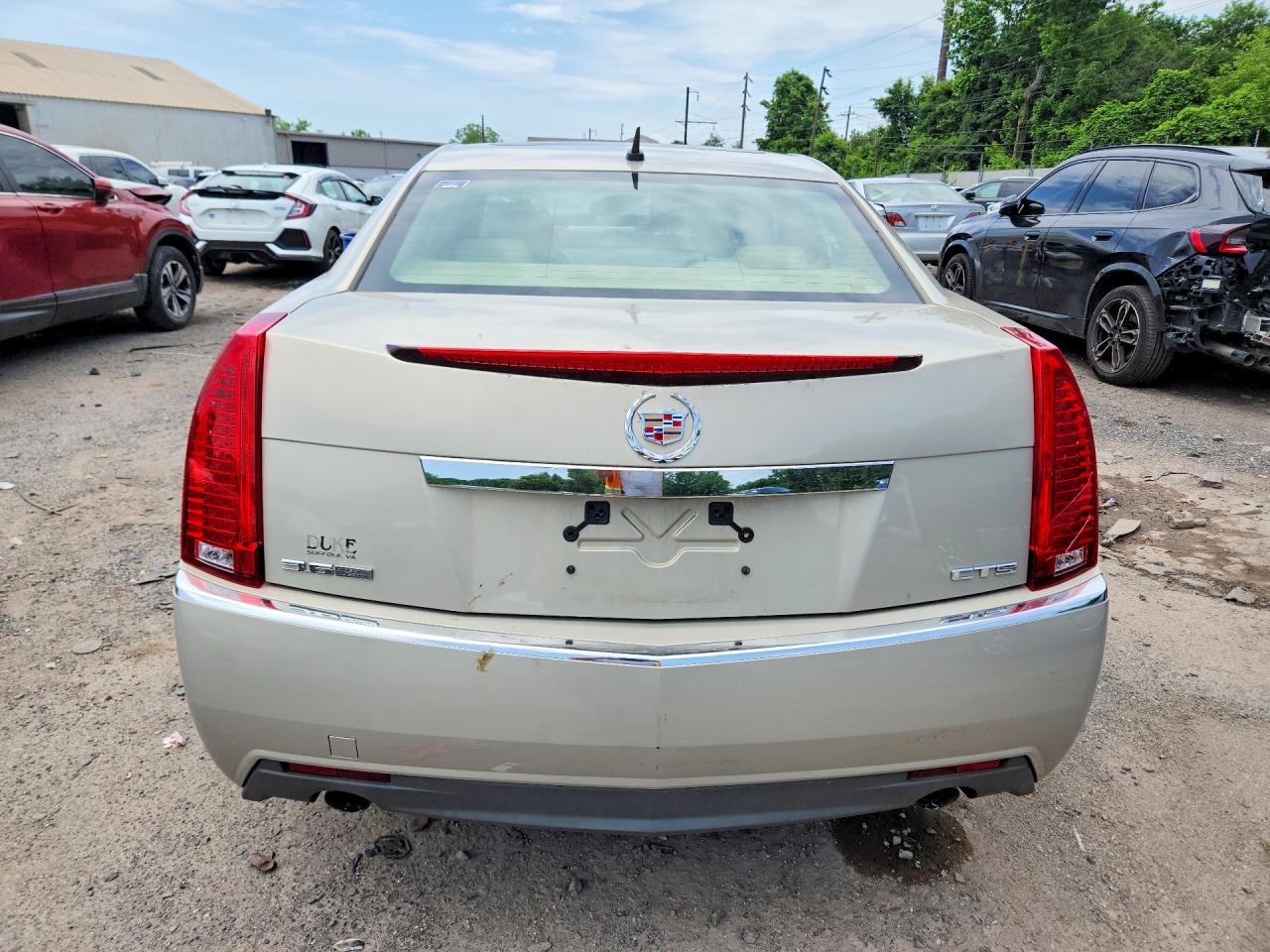 2008 Cadillac Cts Hi Feature V6 Tan vin: 1G6DR57V880177299