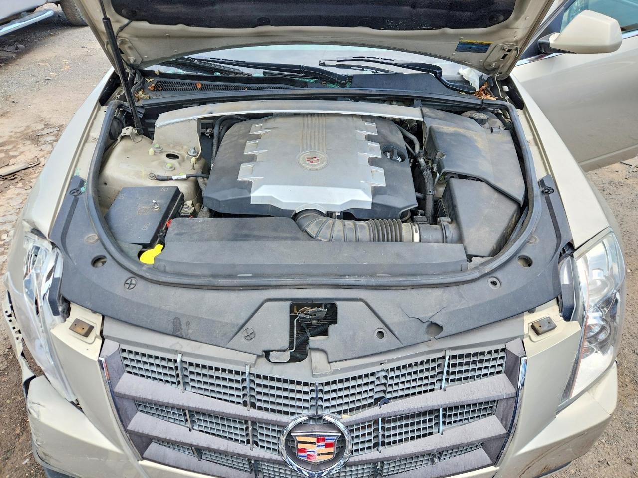2008 Cadillac Cts Hi Feature V6 Tan vin: 1G6DR57V880177299