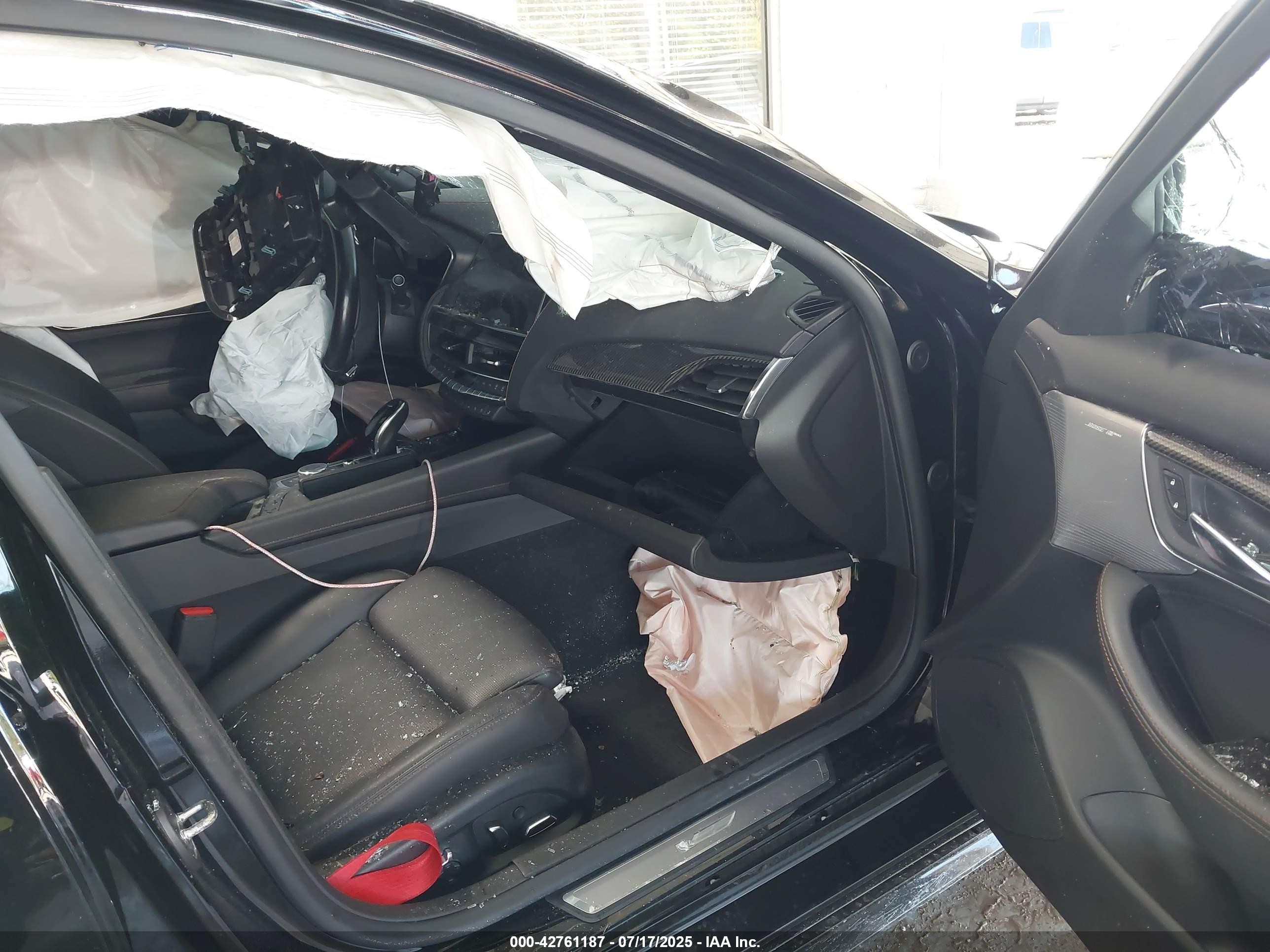 2022 Cadillac Ct5-v V-series Черный vin: 1G6DR5RW2N0127029