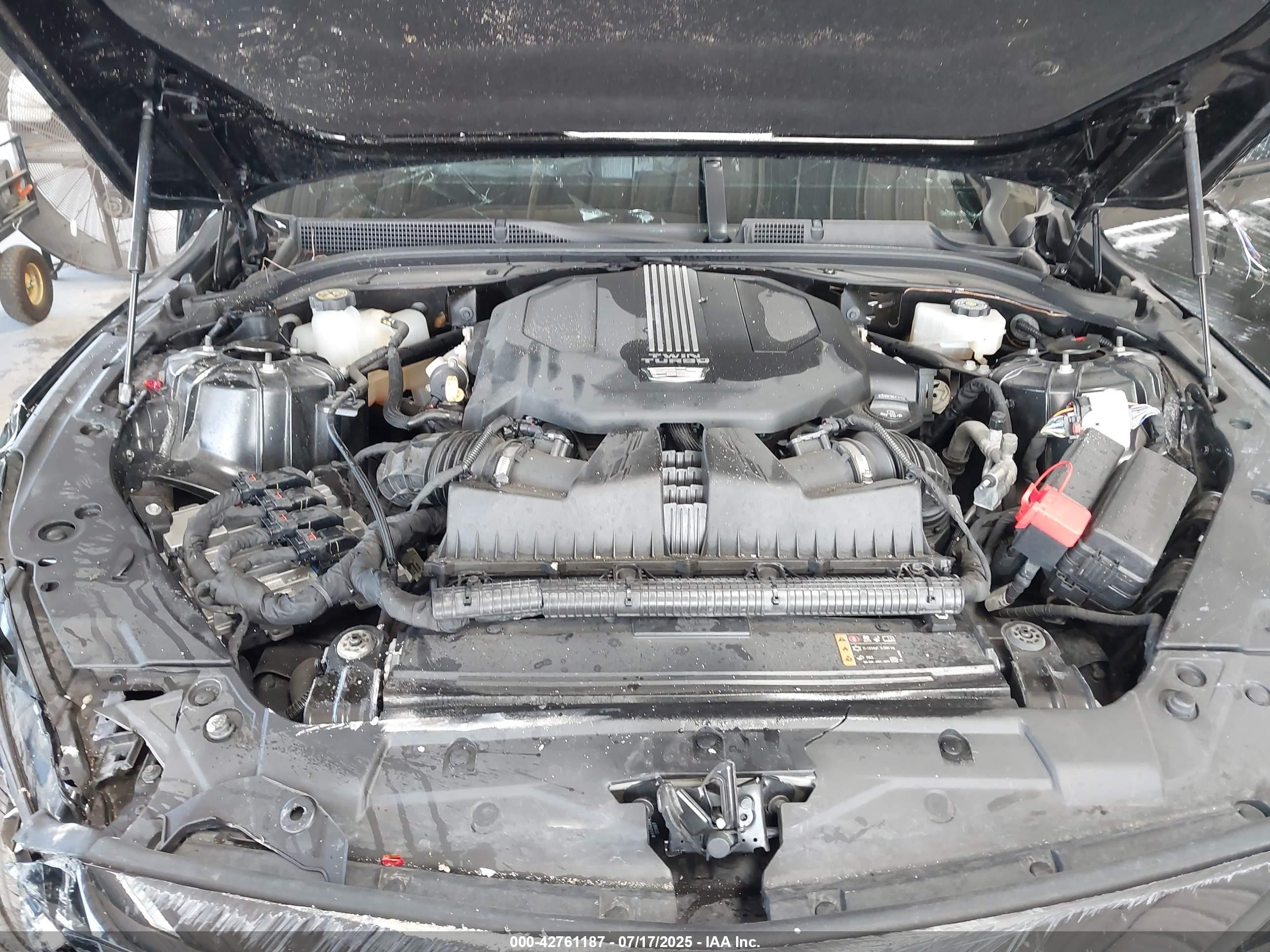2022 Cadillac Ct5-v V-series Черный vin: 1G6DR5RW2N0127029