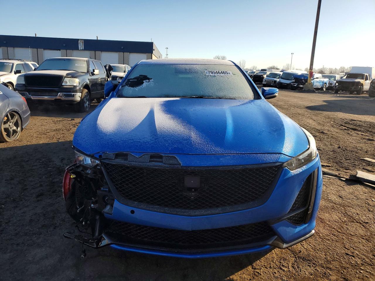 2024 Cadillac Ct5-v Blue vin: 1G6DR5RW8R0132211