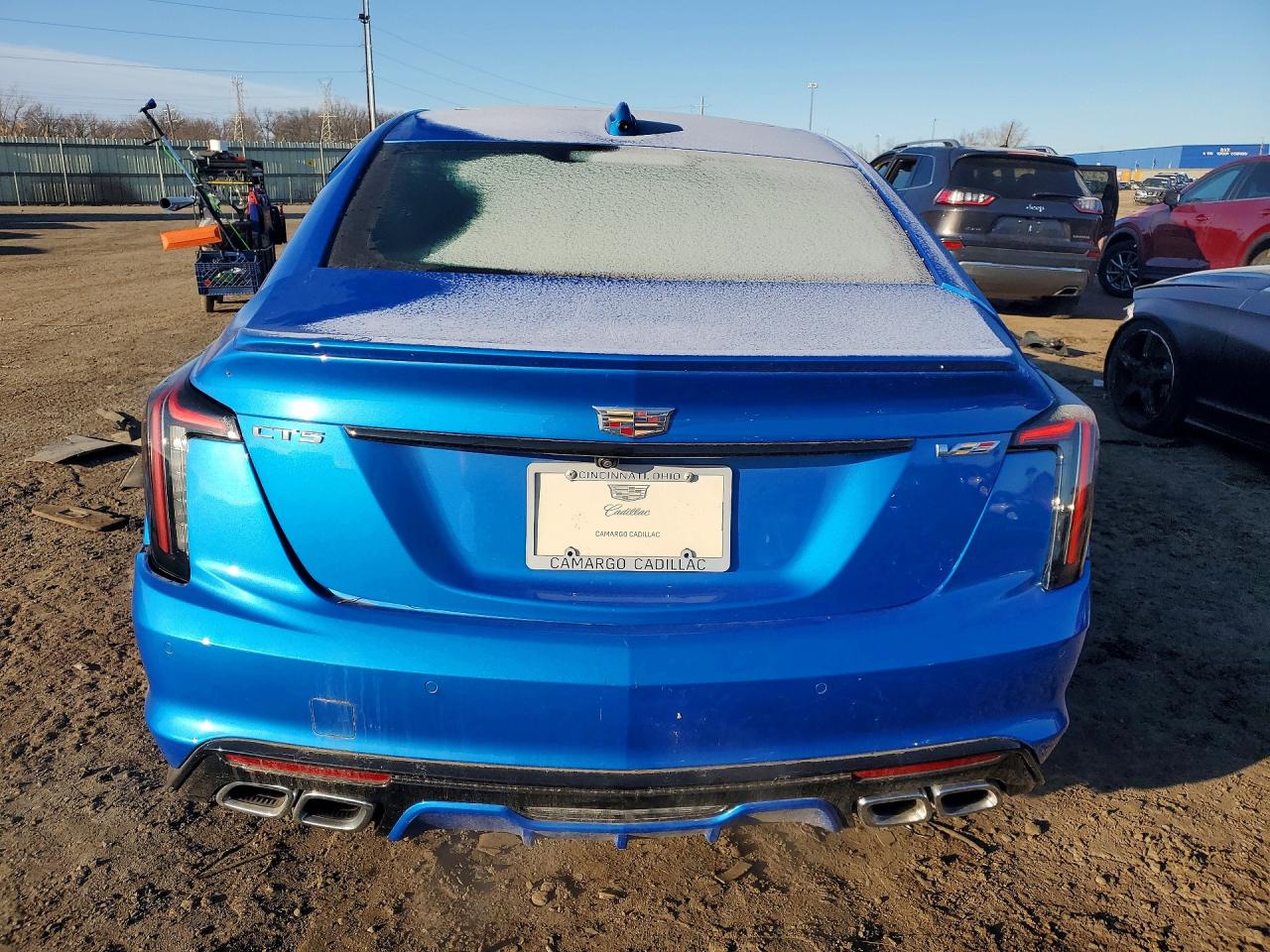 2024 Cadillac Ct5-v Blue vin: 1G6DR5RW8R0132211