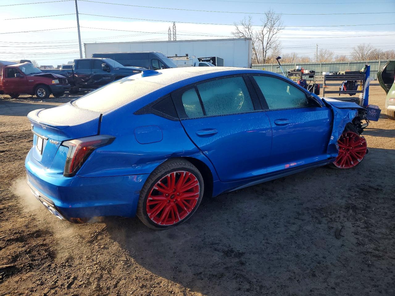 2024 Cadillac Ct5-v Blue vin: 1G6DR5RW8R0132211