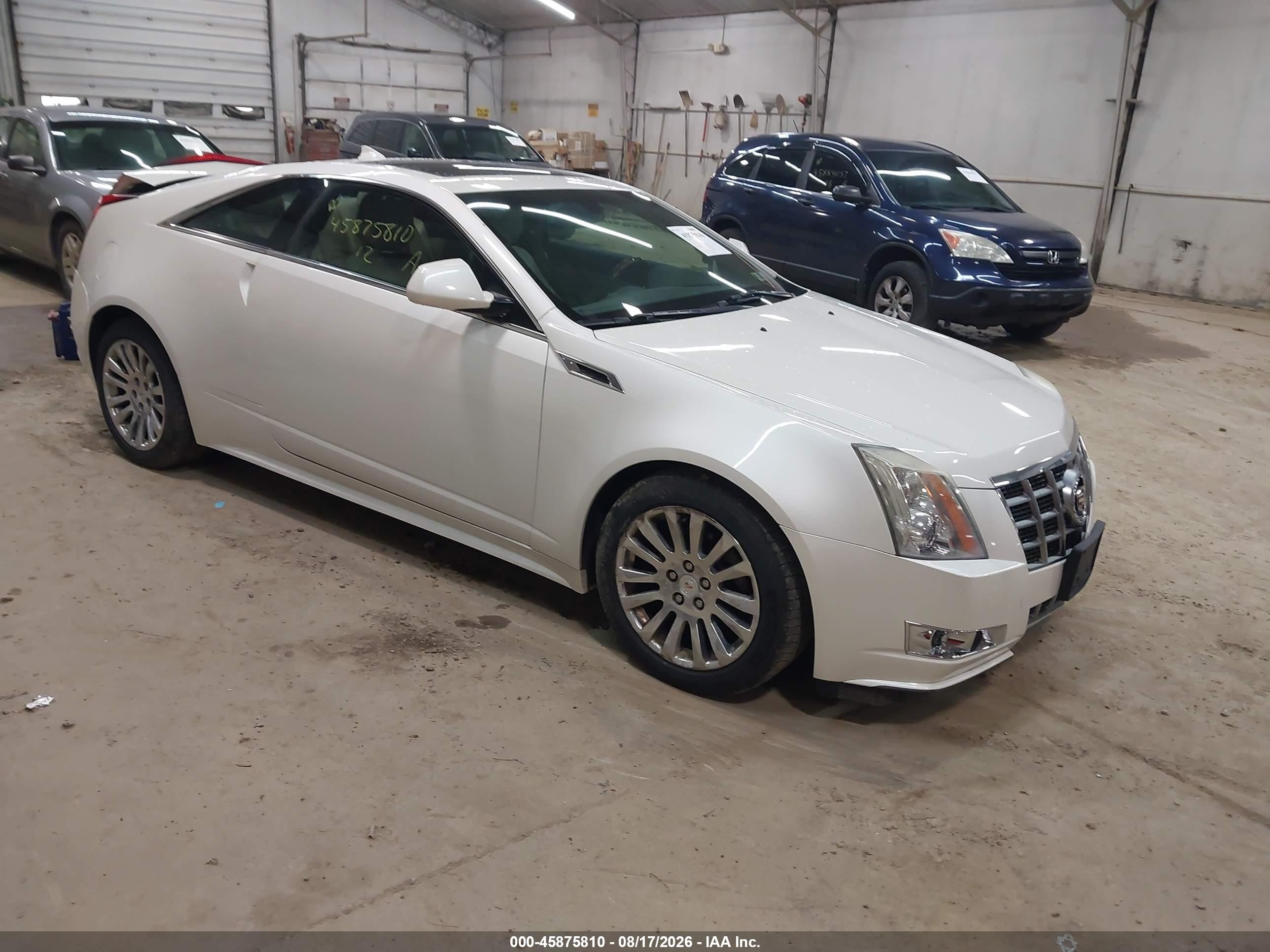 2012 Cadillac Cts Premium White vin: 1G6DS1E32C0141115