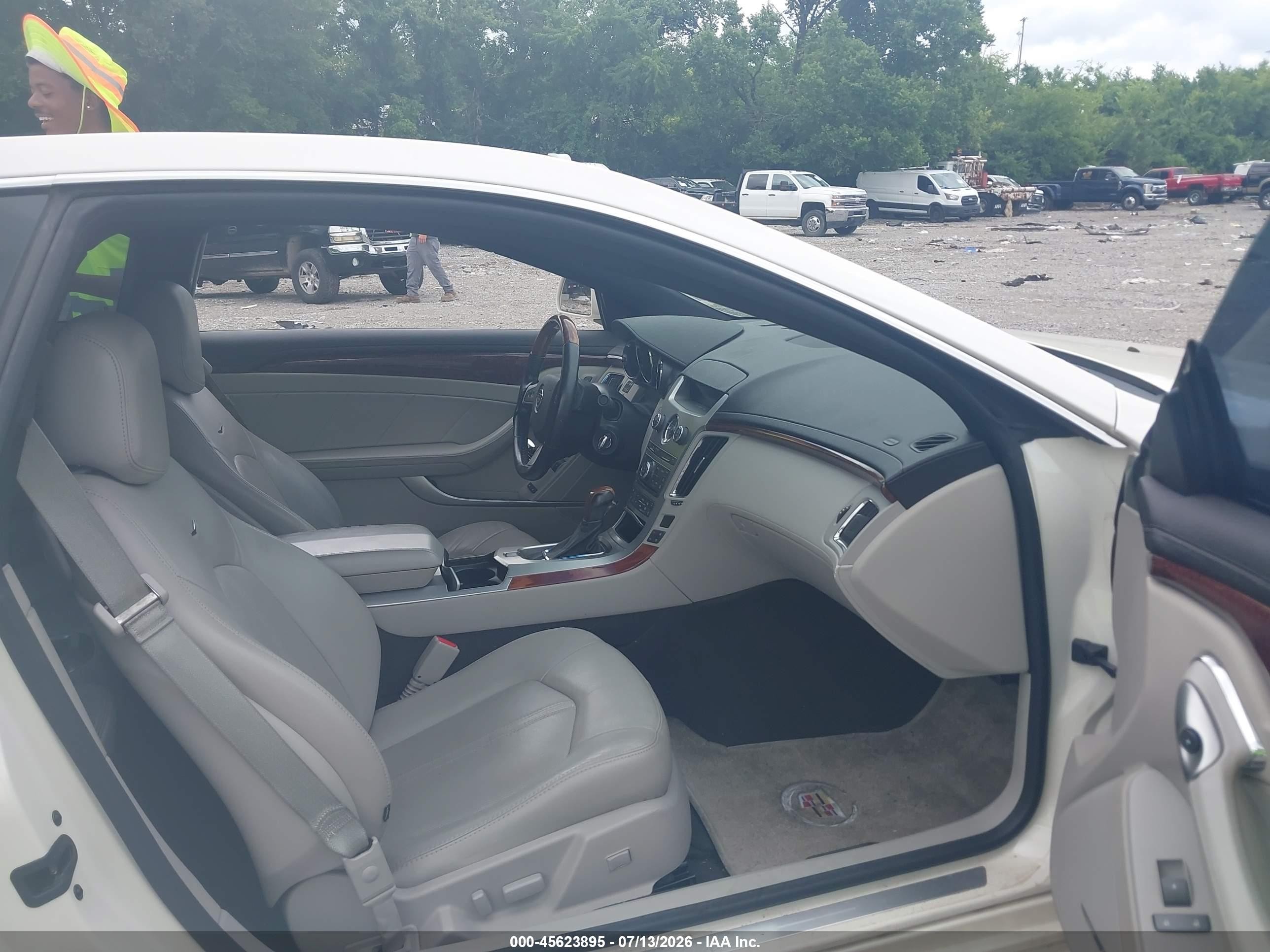 2012 Cadillac Cts Premium White vin: 1G6DS1E33C0154651