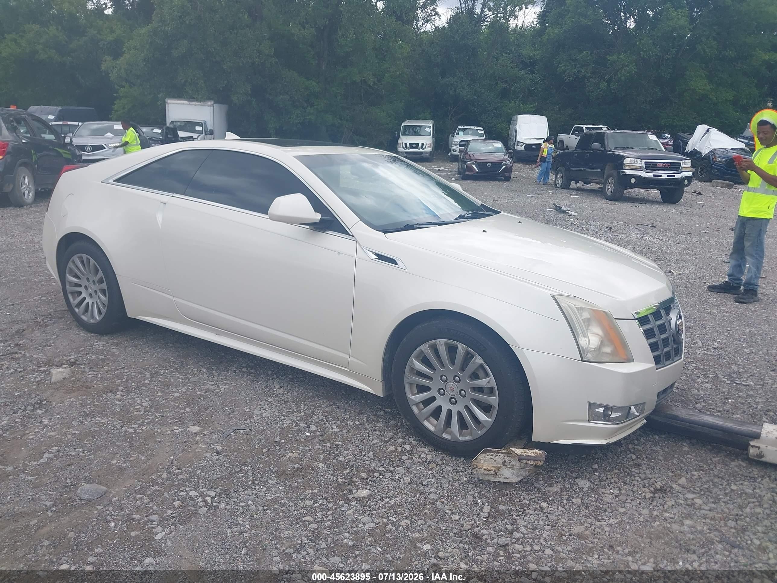 2012 Cadillac Cts Premium White vin: 1G6DS1E33C0154651