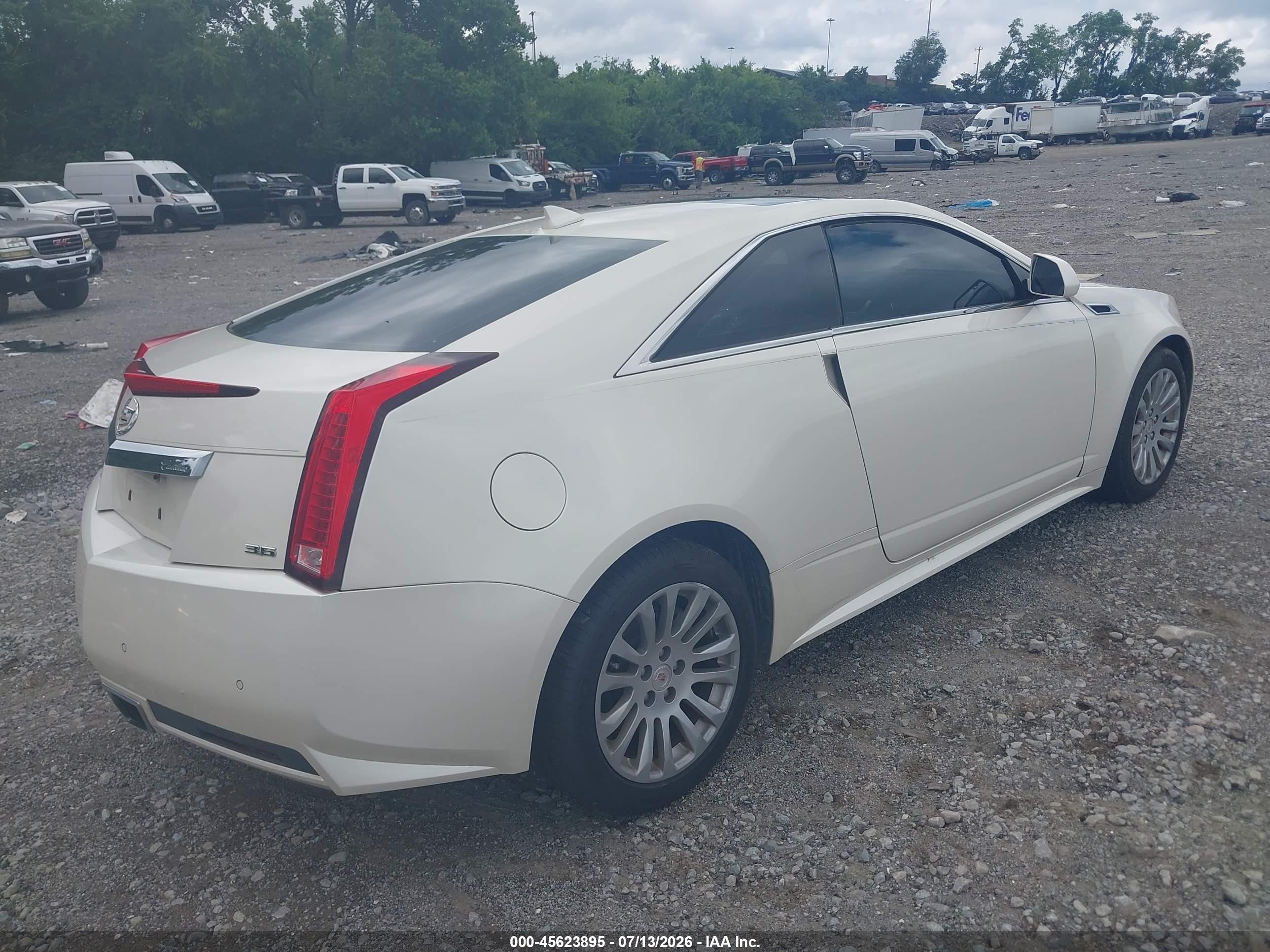2012 Cadillac Cts Premium White vin: 1G6DS1E33C0154651