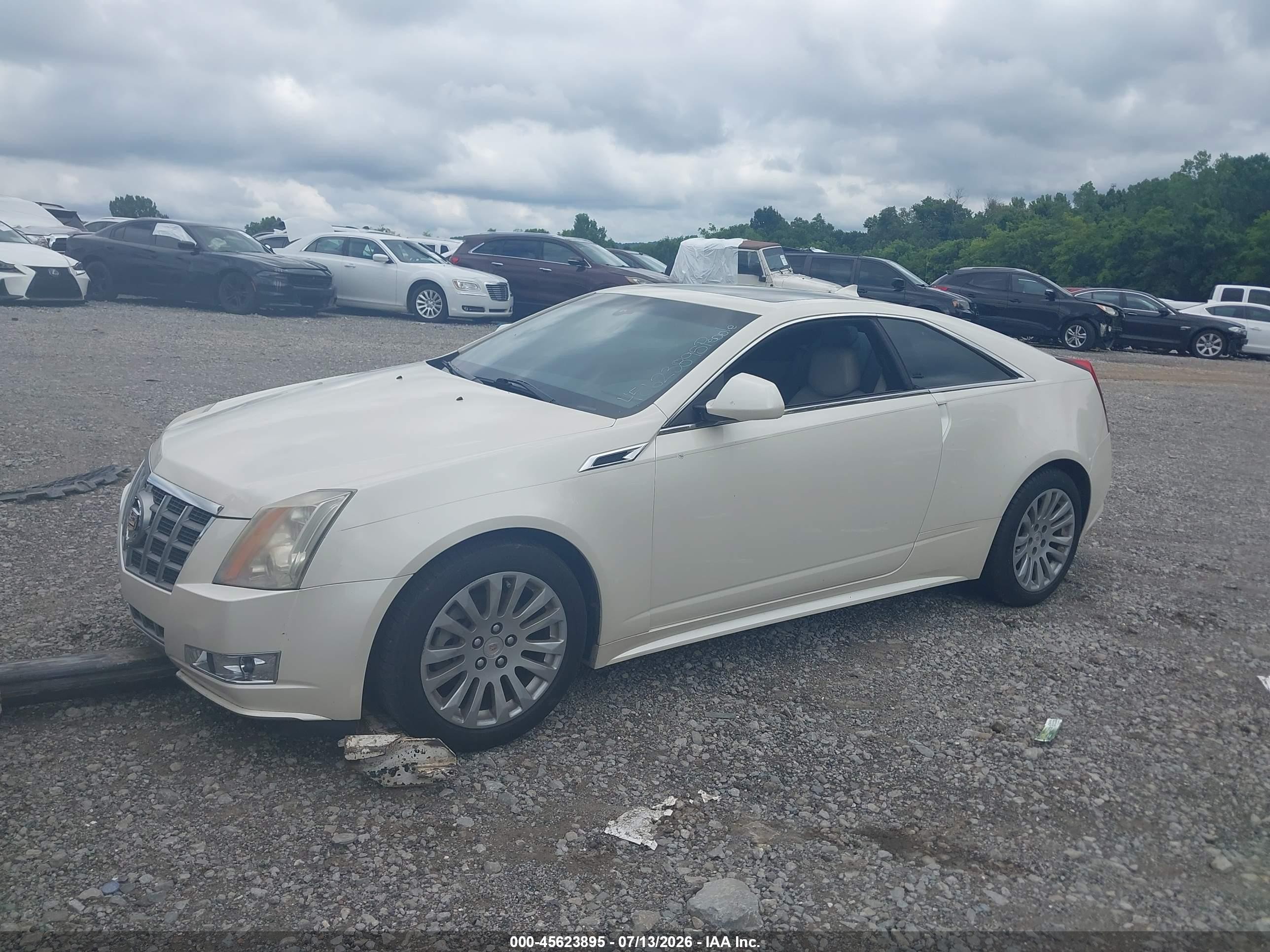 2012 Cadillac Cts Premium White vin: 1G6DS1E33C0154651