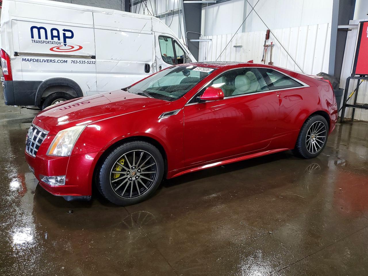 2013 Cadillac Cts Premium Collection Красный vin: 1G6DS1E34D0111597