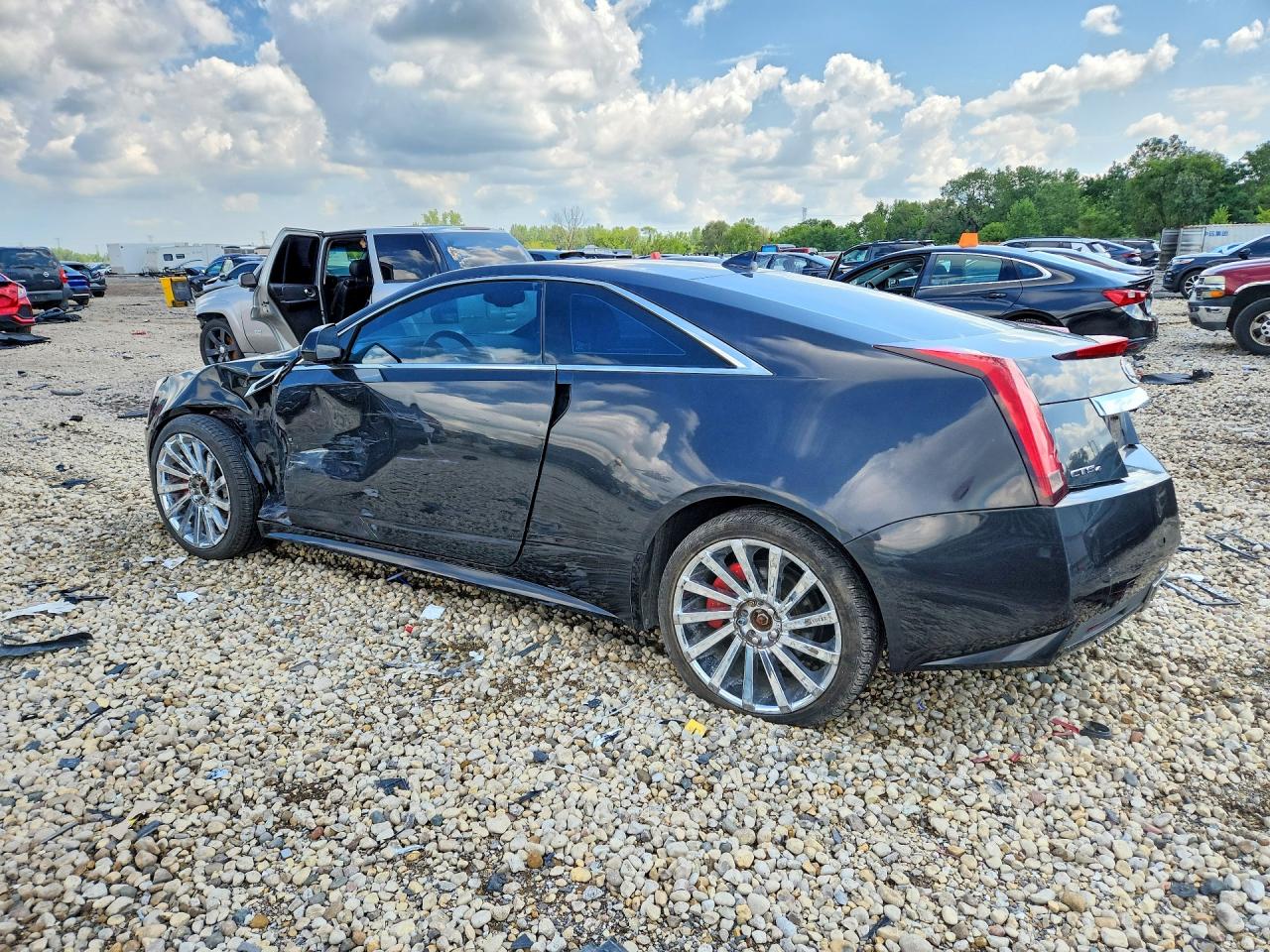 2013 Cadillac Cts Premium Collection Gray vin: 1G6DS1E34D0112829
