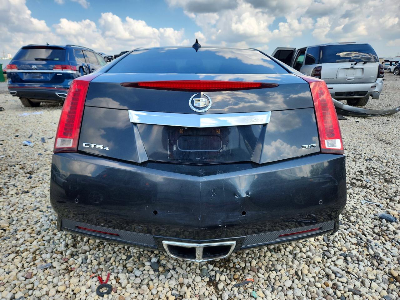 2013 Cadillac Cts Premium Collection Gray vin: 1G6DS1E34D0112829