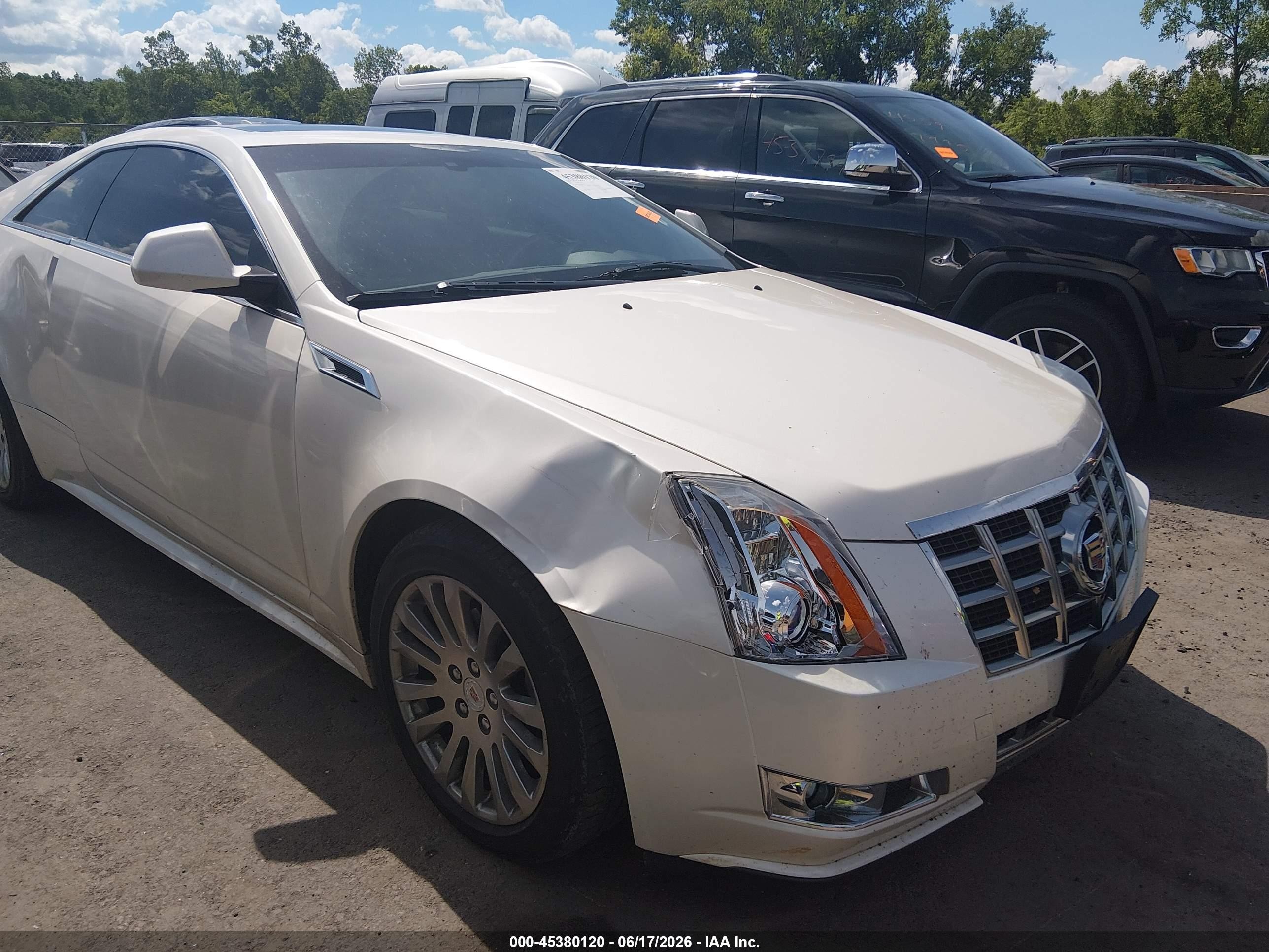 2013 Cadillac Cts Premium Белый vin: 1G6DS1E34D0159276