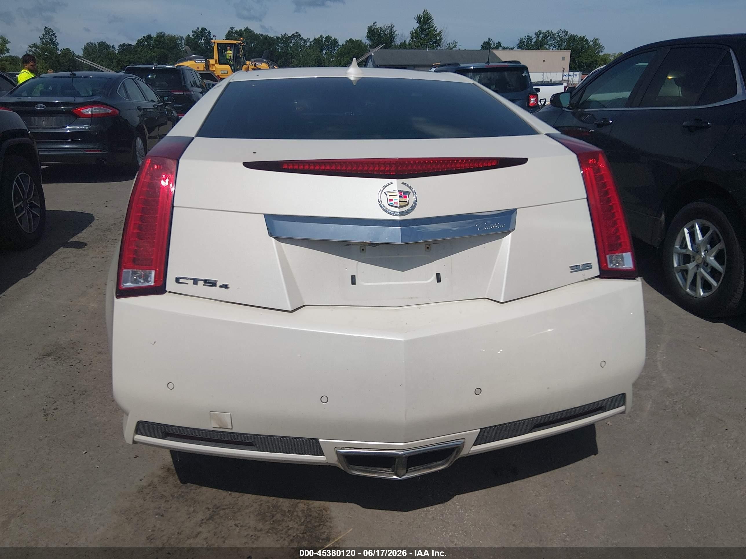 2013 Cadillac Cts Premium Белый vin: 1G6DS1E34D0159276