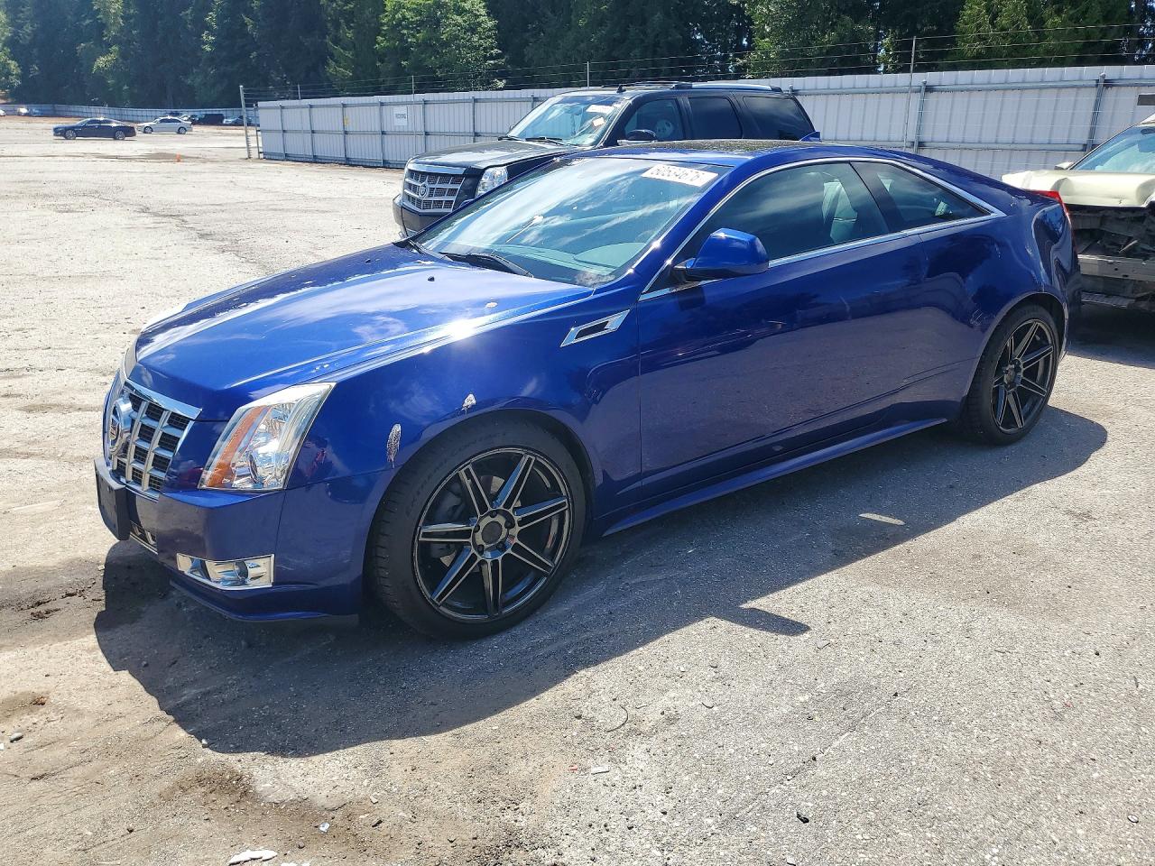 2013 Cadillac Cts Premium Collection Blue vin: 1G6DS1E36D0120981
