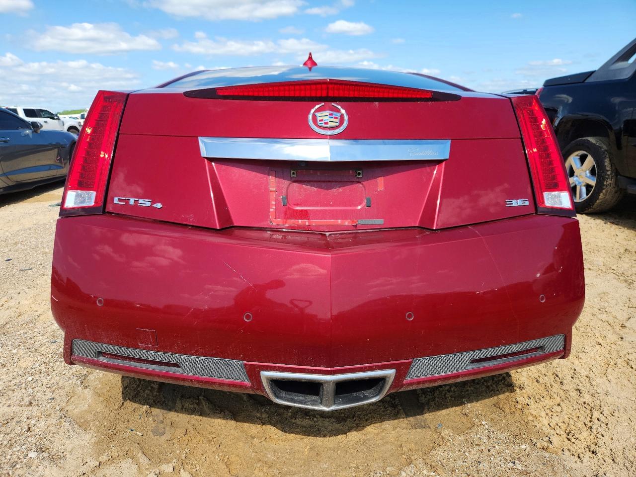 2012 Cadillac Cts Premium Collection Red vin: 1G6DS1E37C0155690