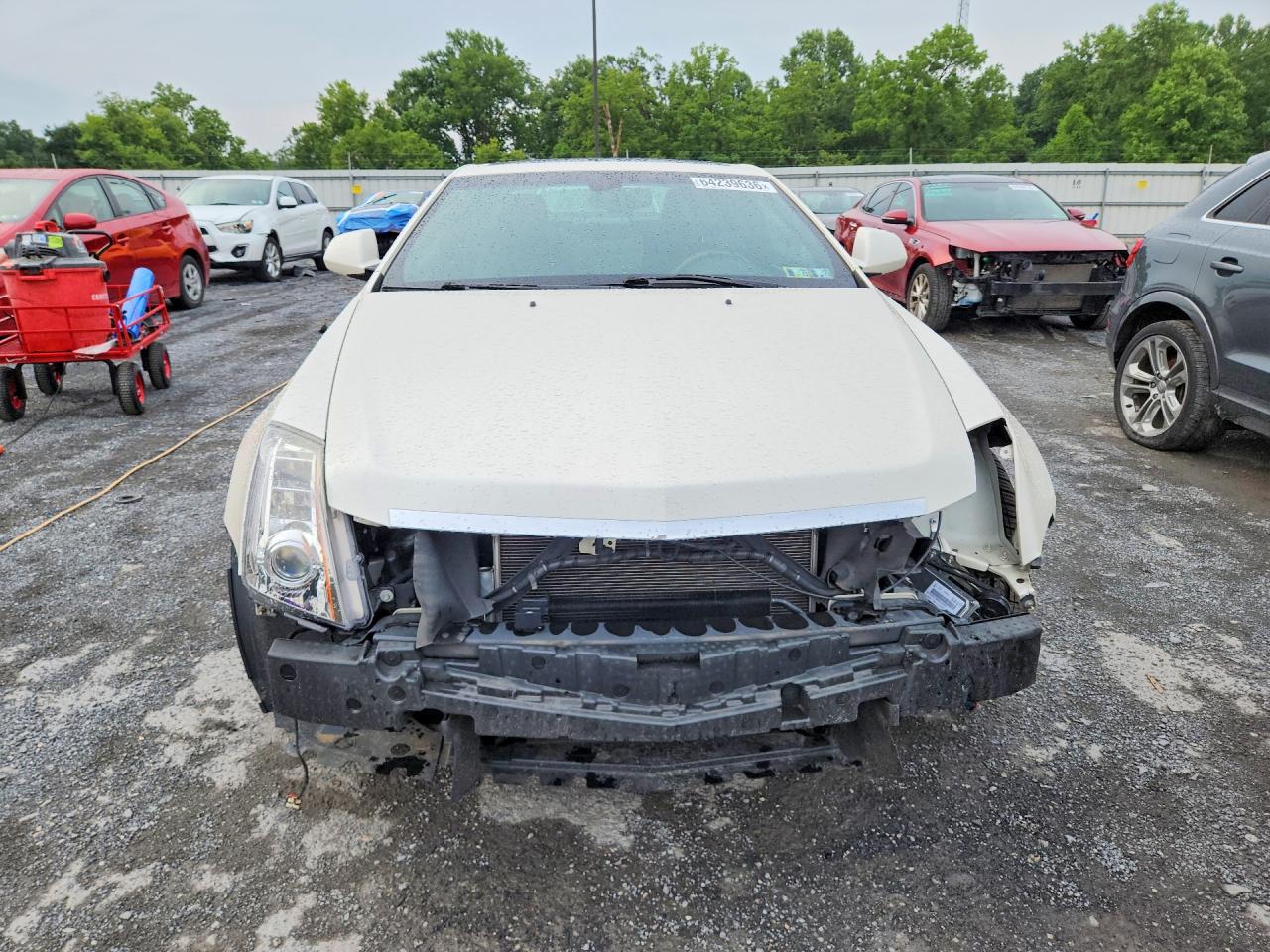 2012 Cadillac Cts Premium Collection White vin: 1G6DS1E39C0141015