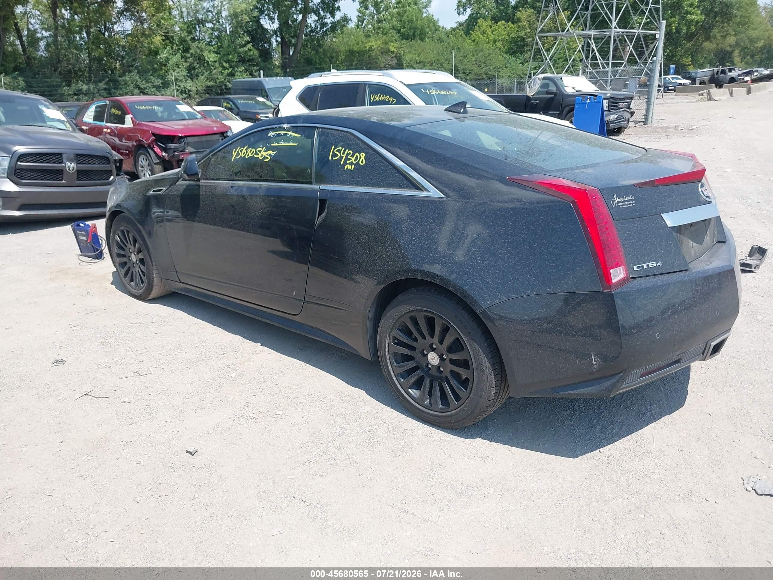 2011 Cadillac Cts Premium Black vin: 1G6DS1ED5B0128060