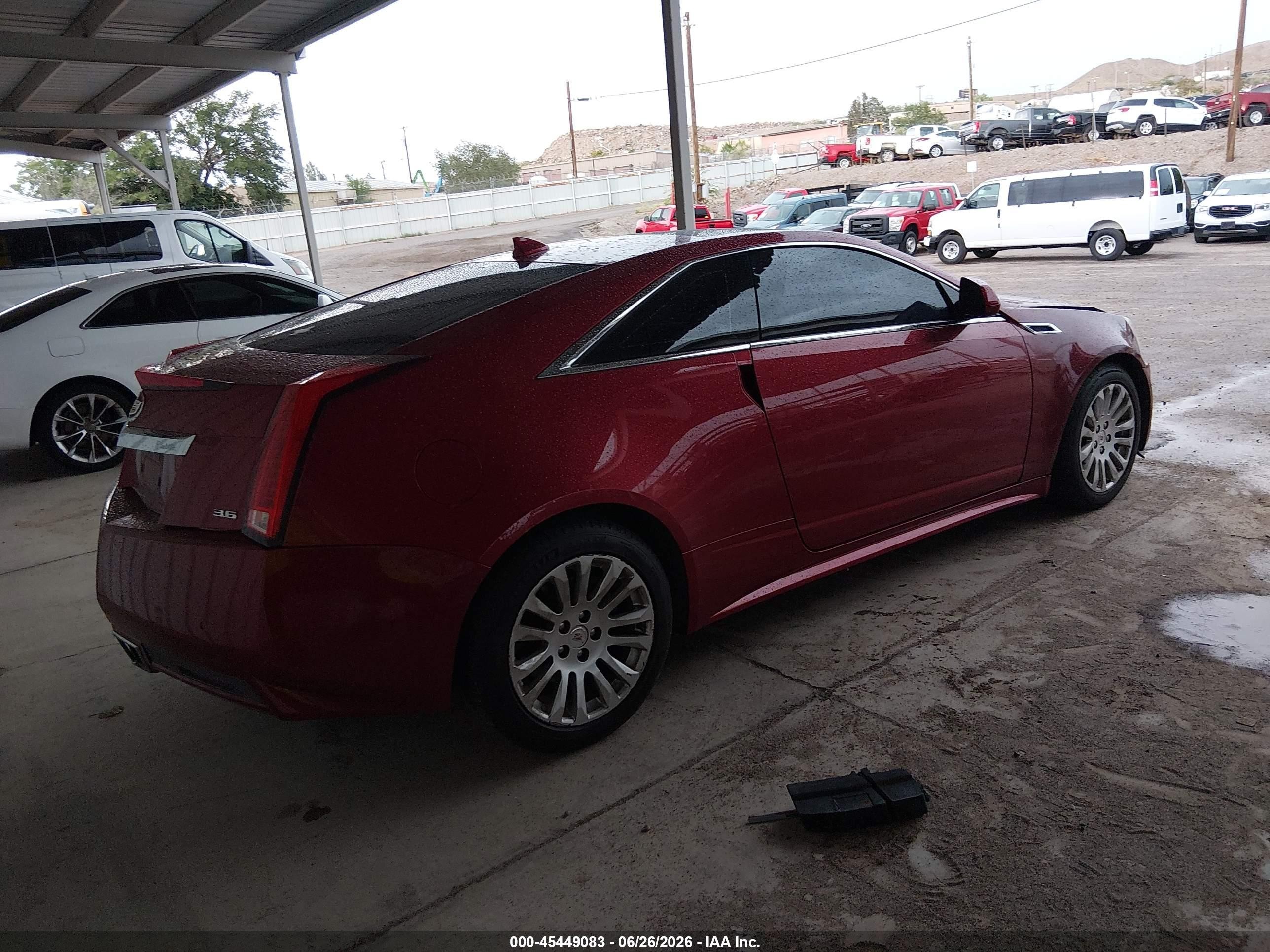 2011 Cadillac Cts Premium Red vin: 1G6DS1ED9B0150756