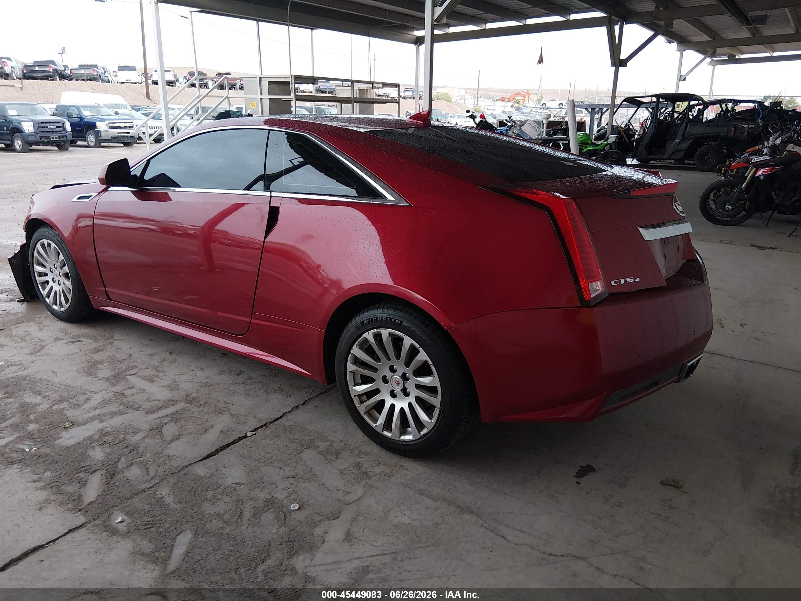 2011 Cadillac Cts Premium Red vin: 1G6DS1ED9B0150756