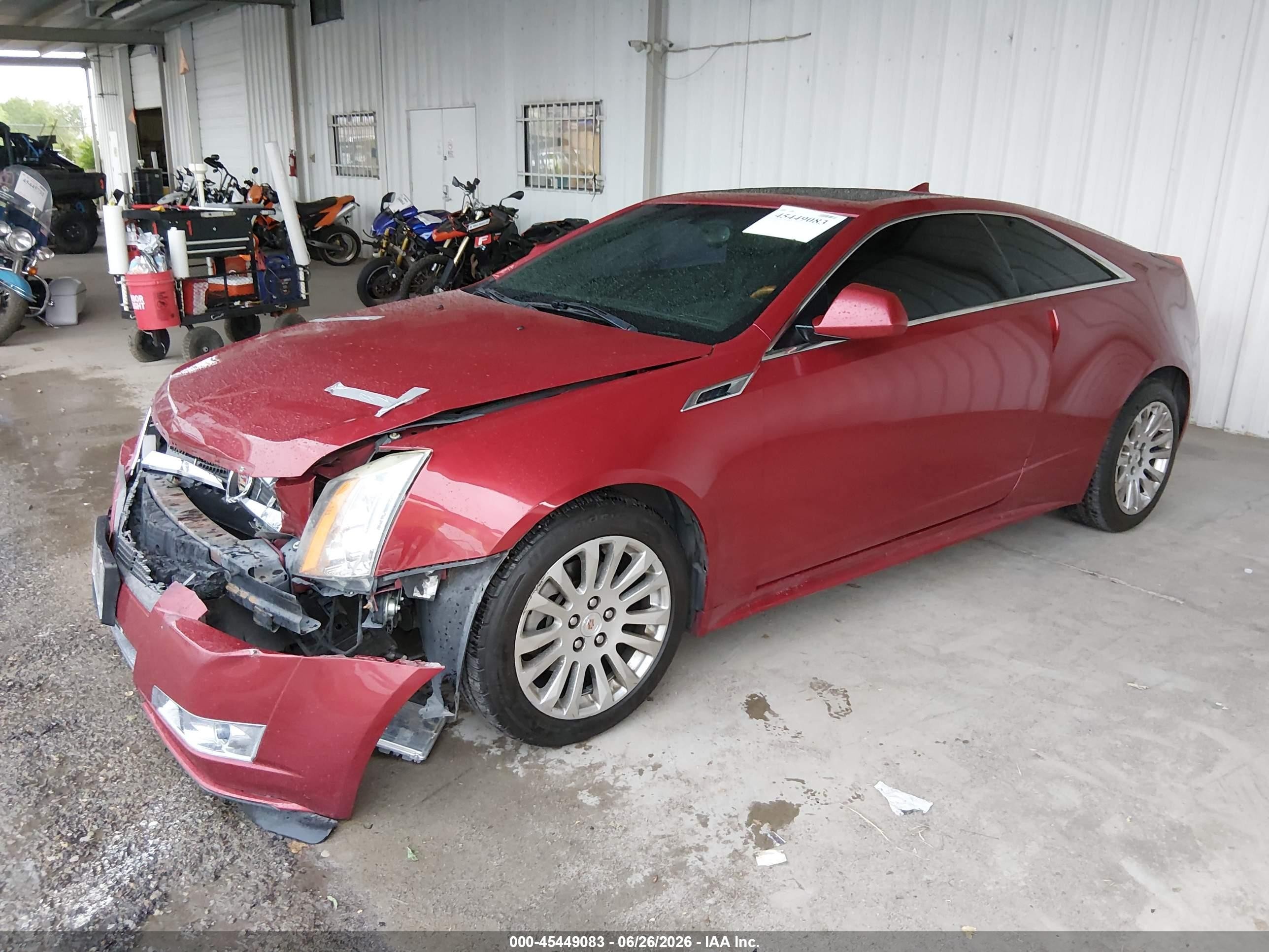 2011 Cadillac Cts Premium Red vin: 1G6DS1ED9B0150756