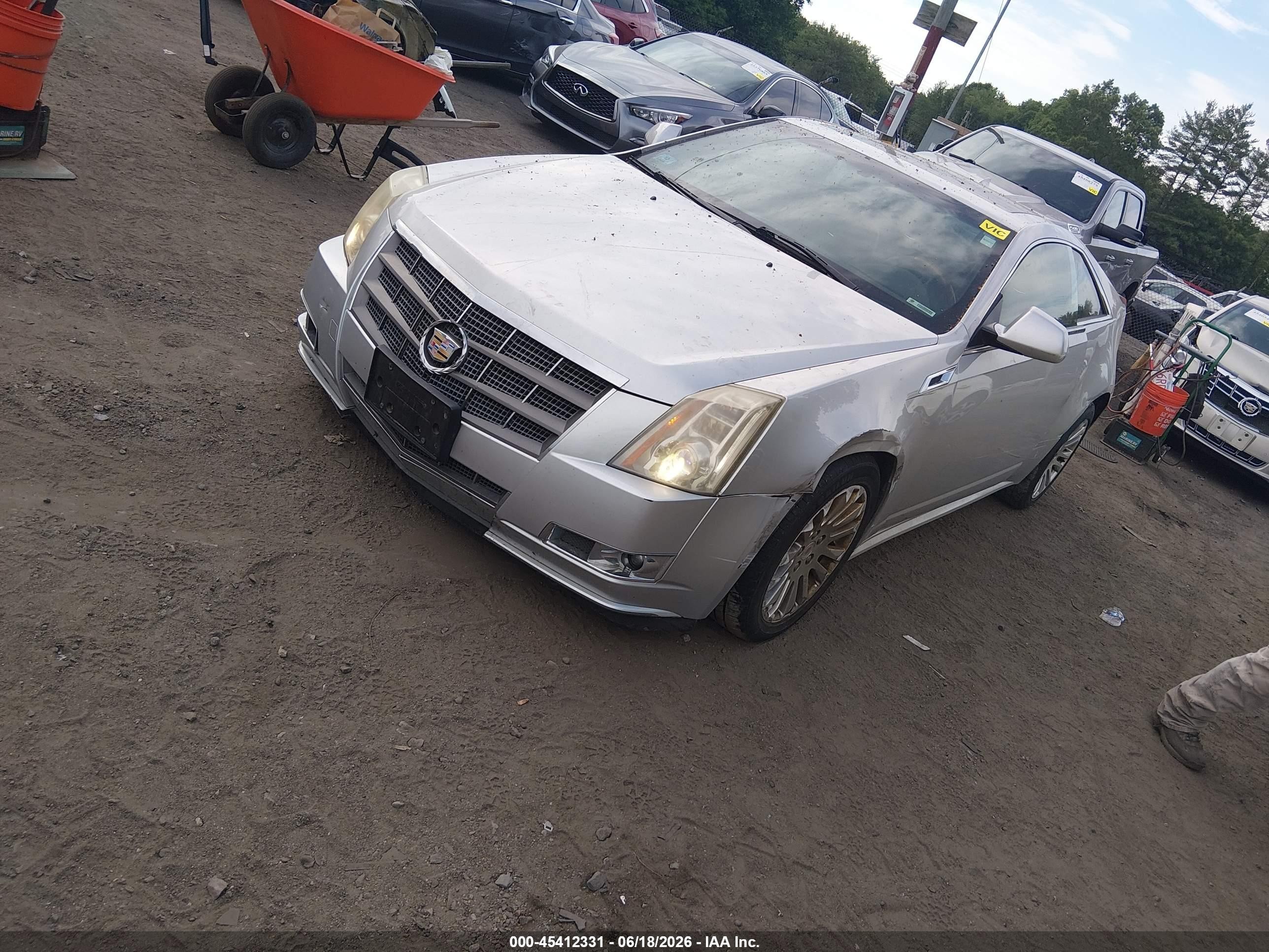2011 Cadillac Cts Premium Silver vin: 1G6DS1ED9B0158419