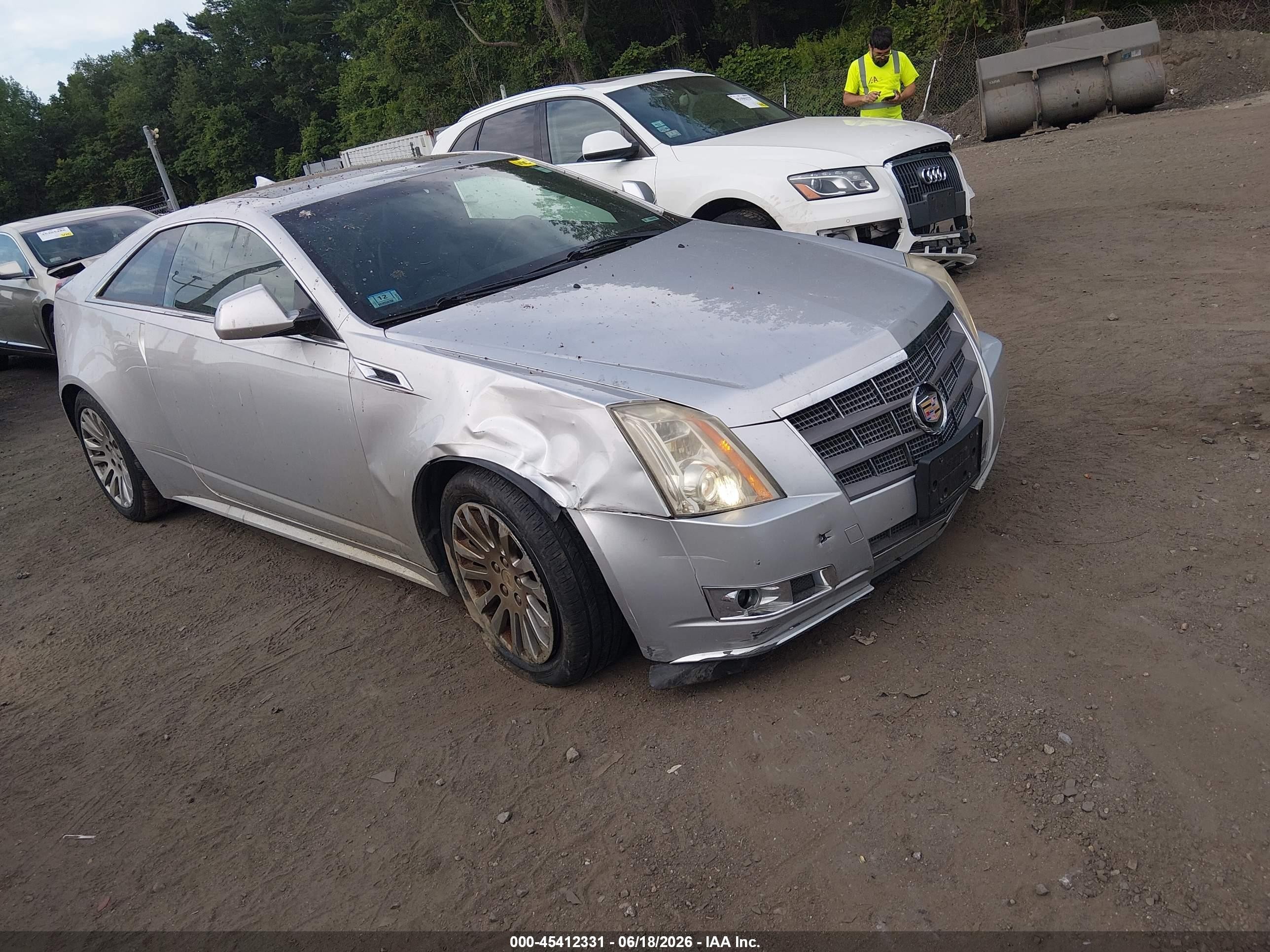 2011 Cadillac Cts Premium Silver vin: 1G6DS1ED9B0158419