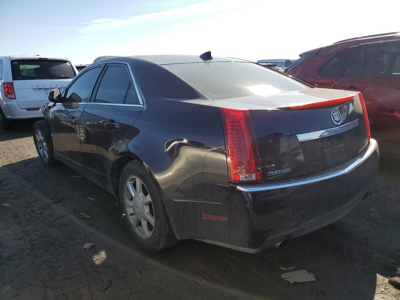 2009 Cadillac Cts Hi Feature V6 Burgundy vin: 1G6DS57V190101462