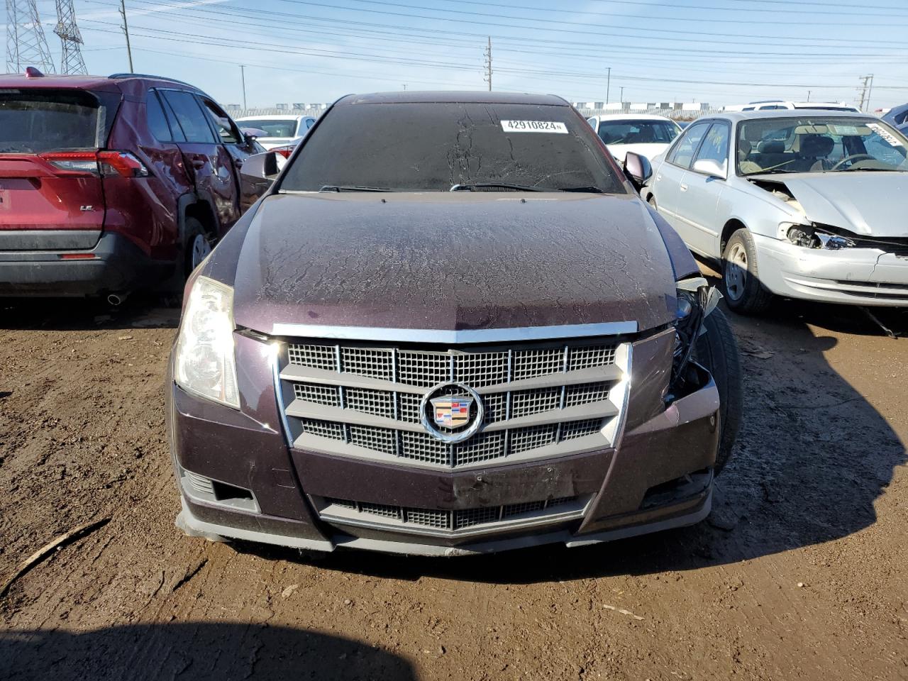 2009 Cadillac Cts Hi Feature V6 Burgundy vin: 1G6DS57V190101462