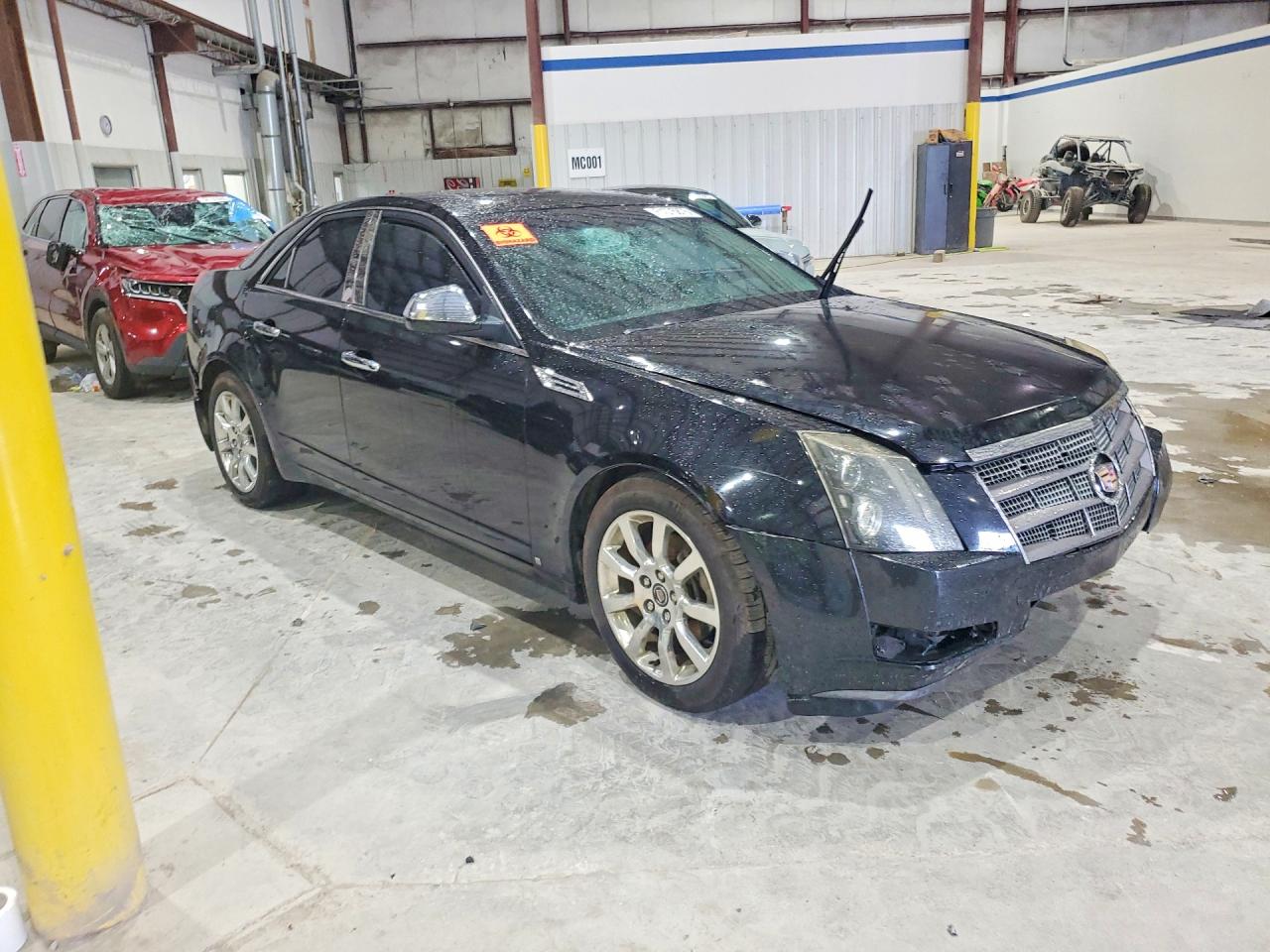 2009 Cadillac Cts Hi Feature V6 Black vin: 1G6DS57V190128550