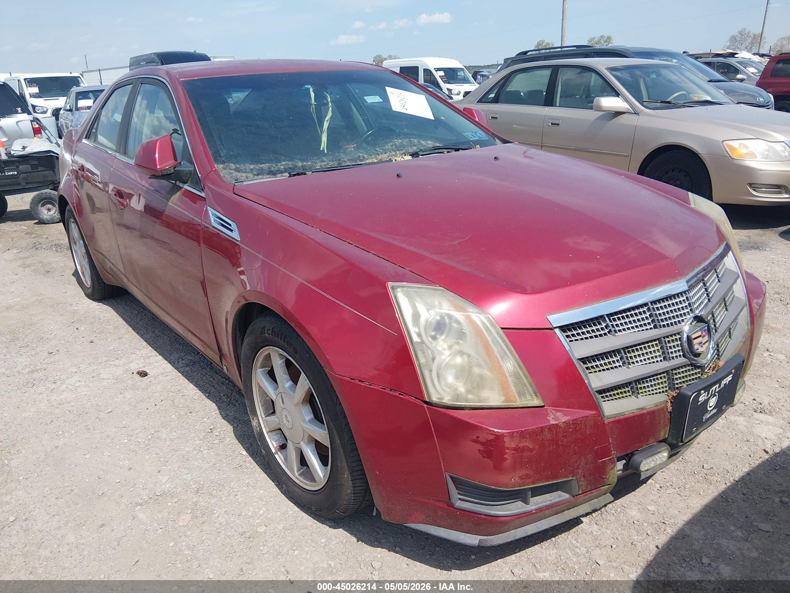 2009 Cadillac Cts Standard Красный vin: 1G6DS57V190152685
