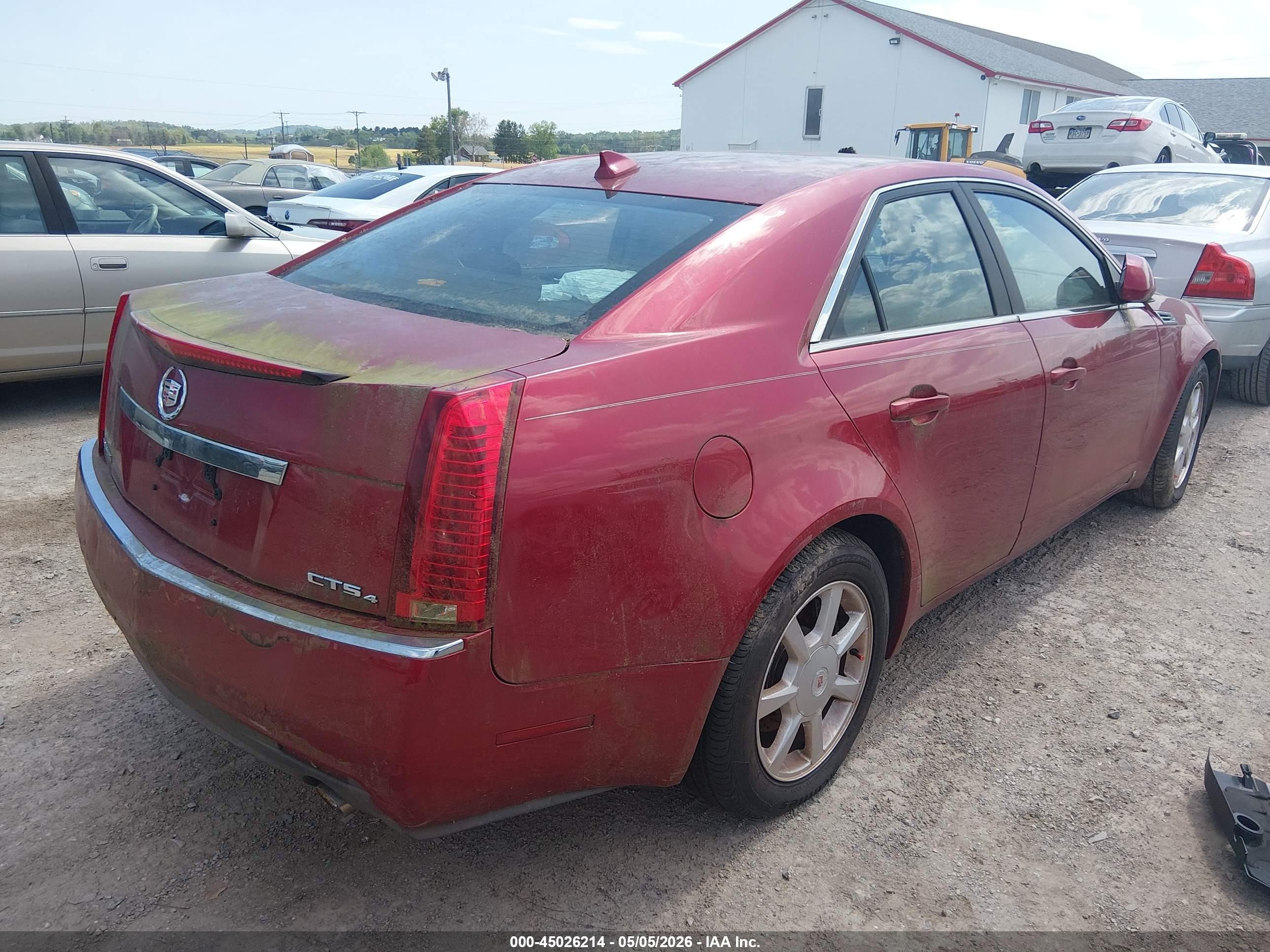 2009 Cadillac Cts Standard Красный vin: 1G6DS57V190152685