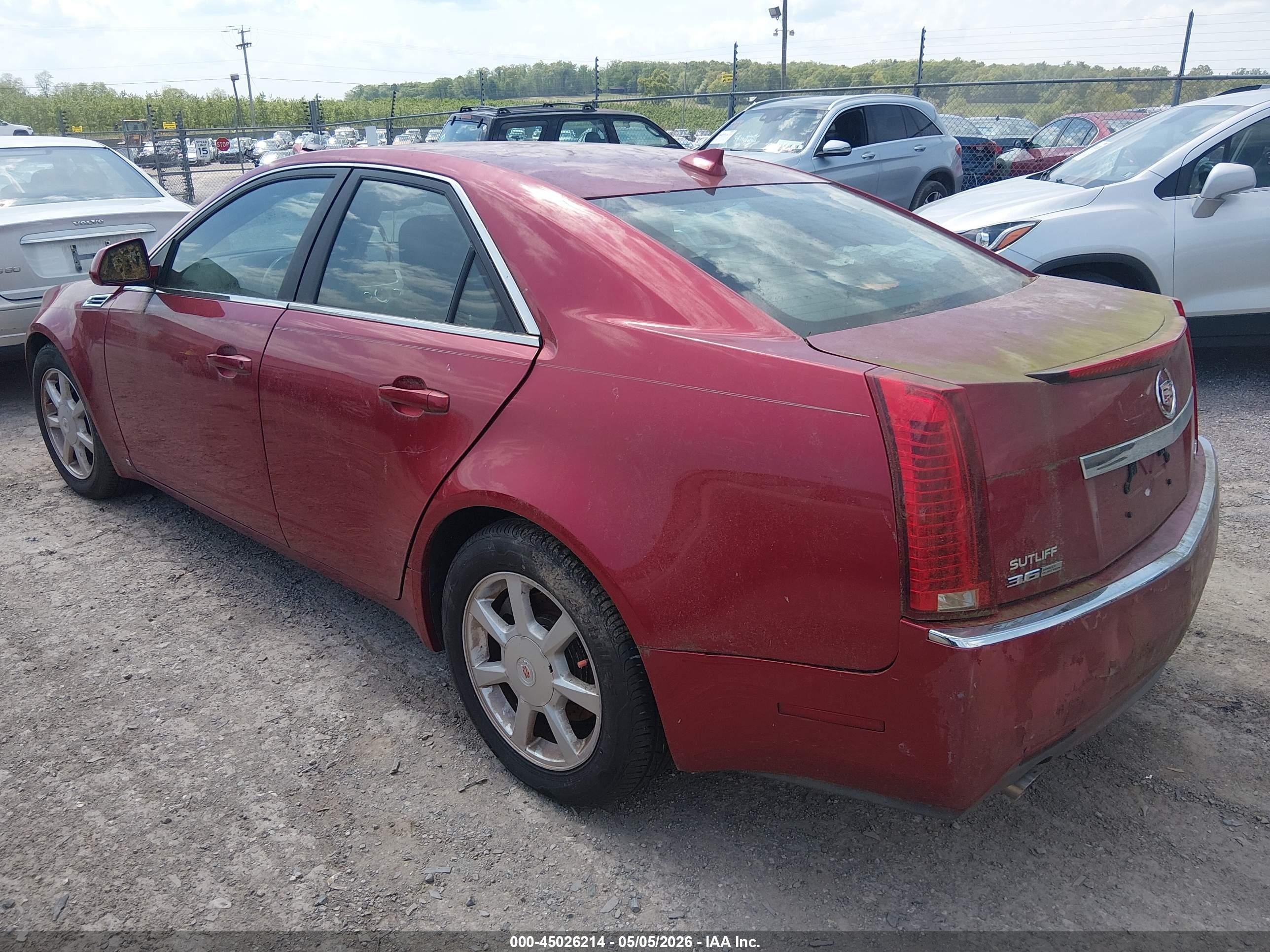 2009 Cadillac Cts Standard Красный vin: 1G6DS57V190152685