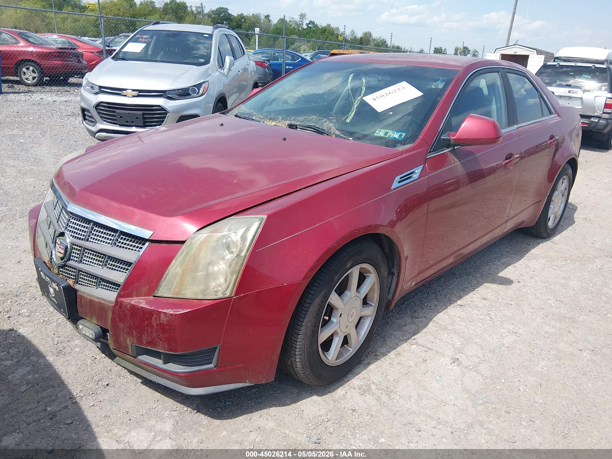 2009 Cadillac Cts Standard Красный vin: 1G6DS57V190152685