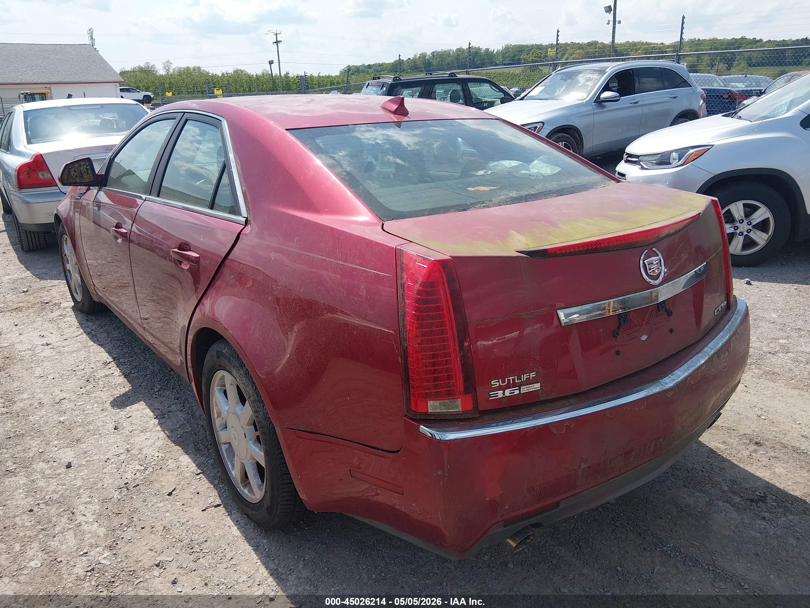 2009 Cadillac Cts Standard Красный vin: 1G6DS57V190152685