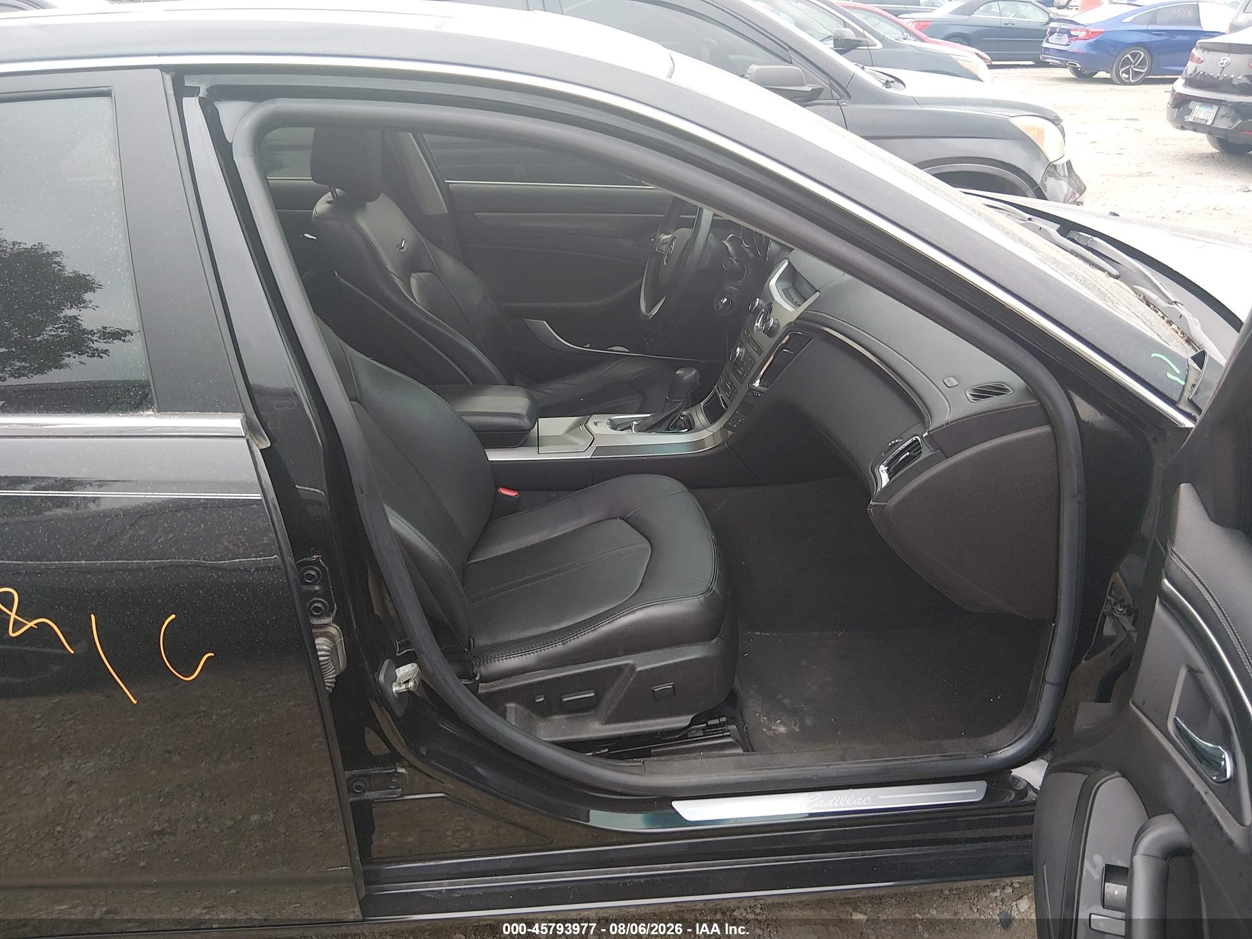 2009 Cadillac Cts Awd W/1sb Black vin: 1G6DS57V190164948