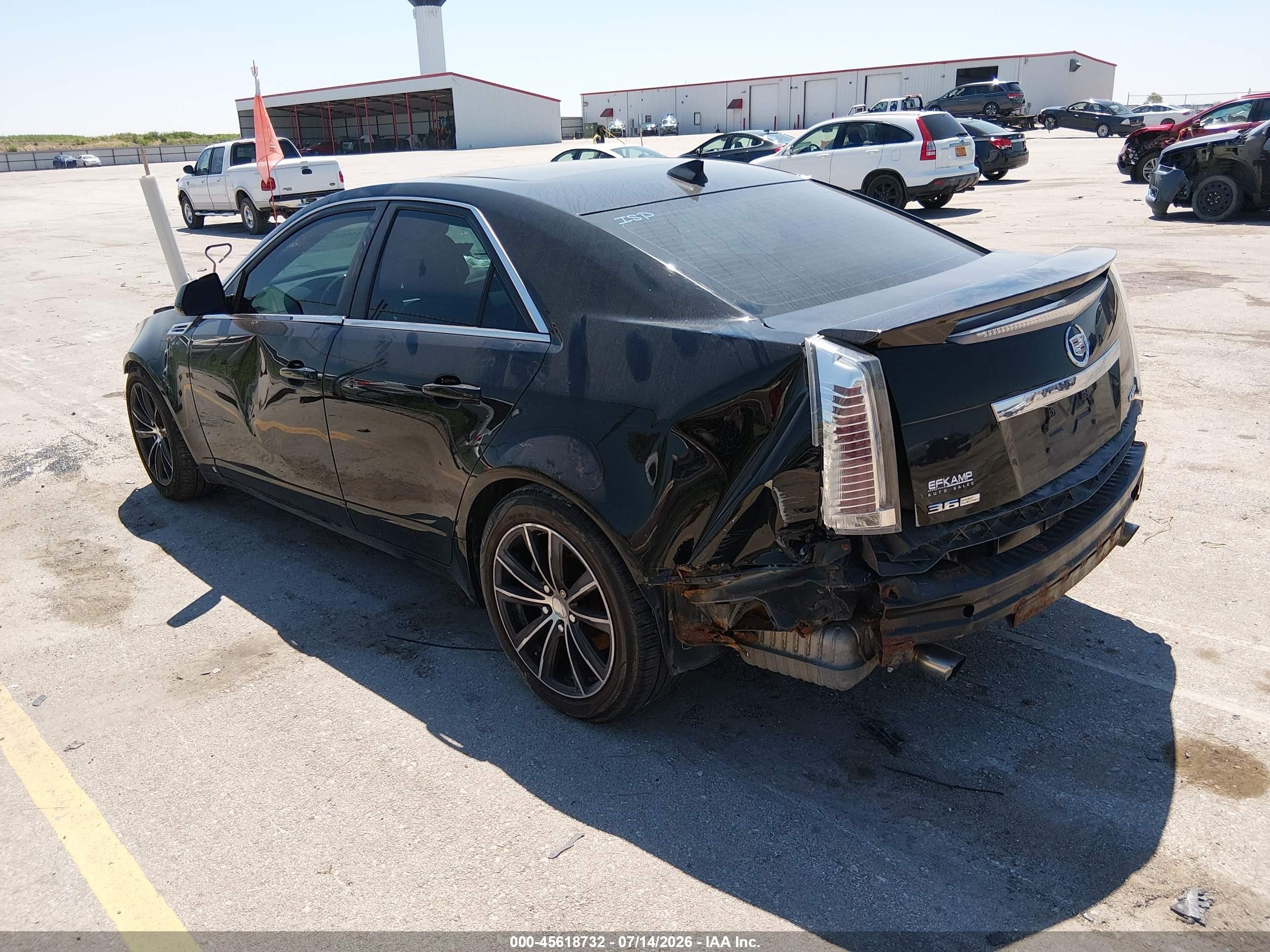 2009 Cadillac Cts Awd W/1sb Black vin: 1G6DS57V290149780