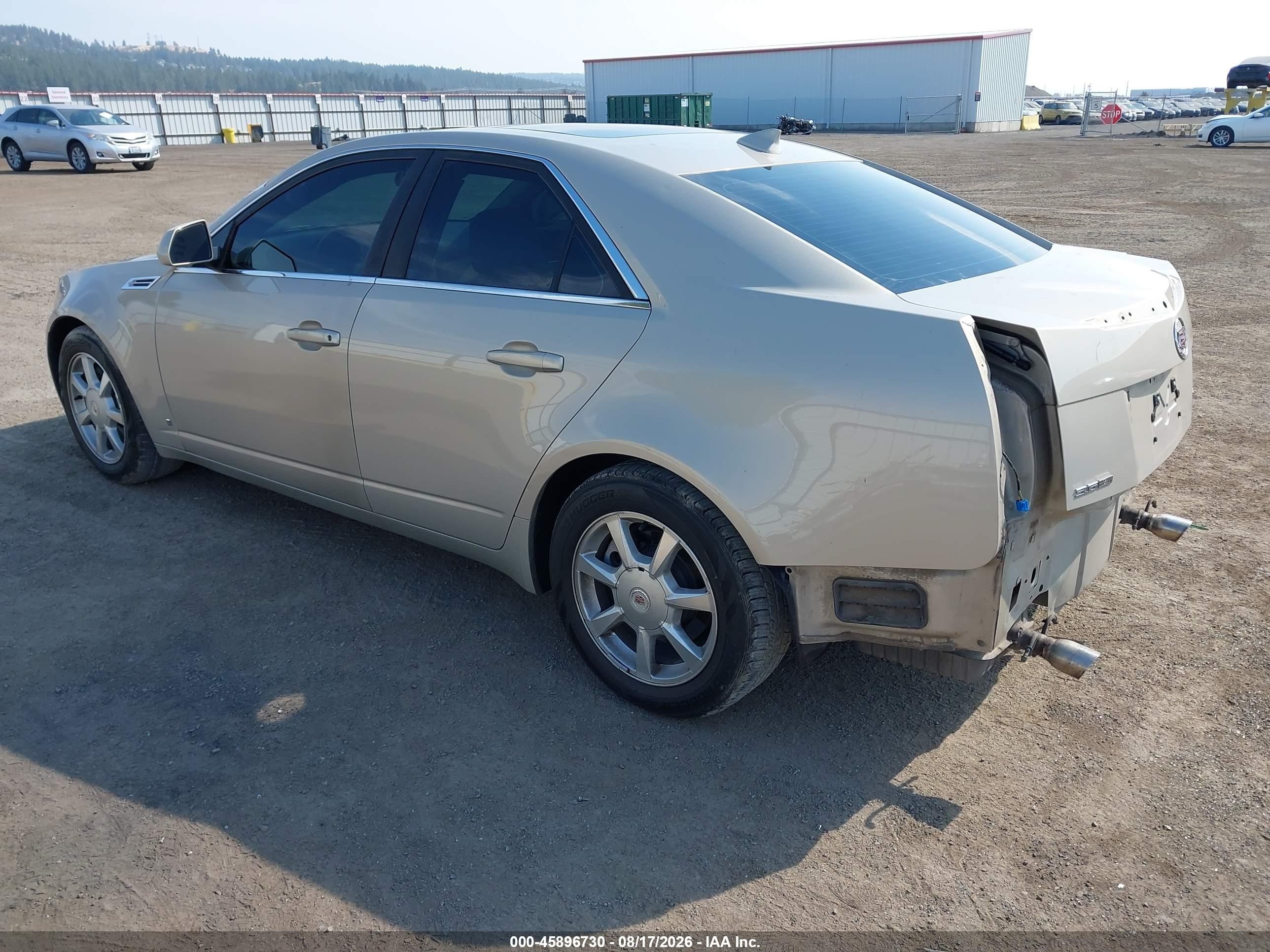 2009 Cadillac Cts Awd W/1sb Gold vin: 1G6DS57V490117705