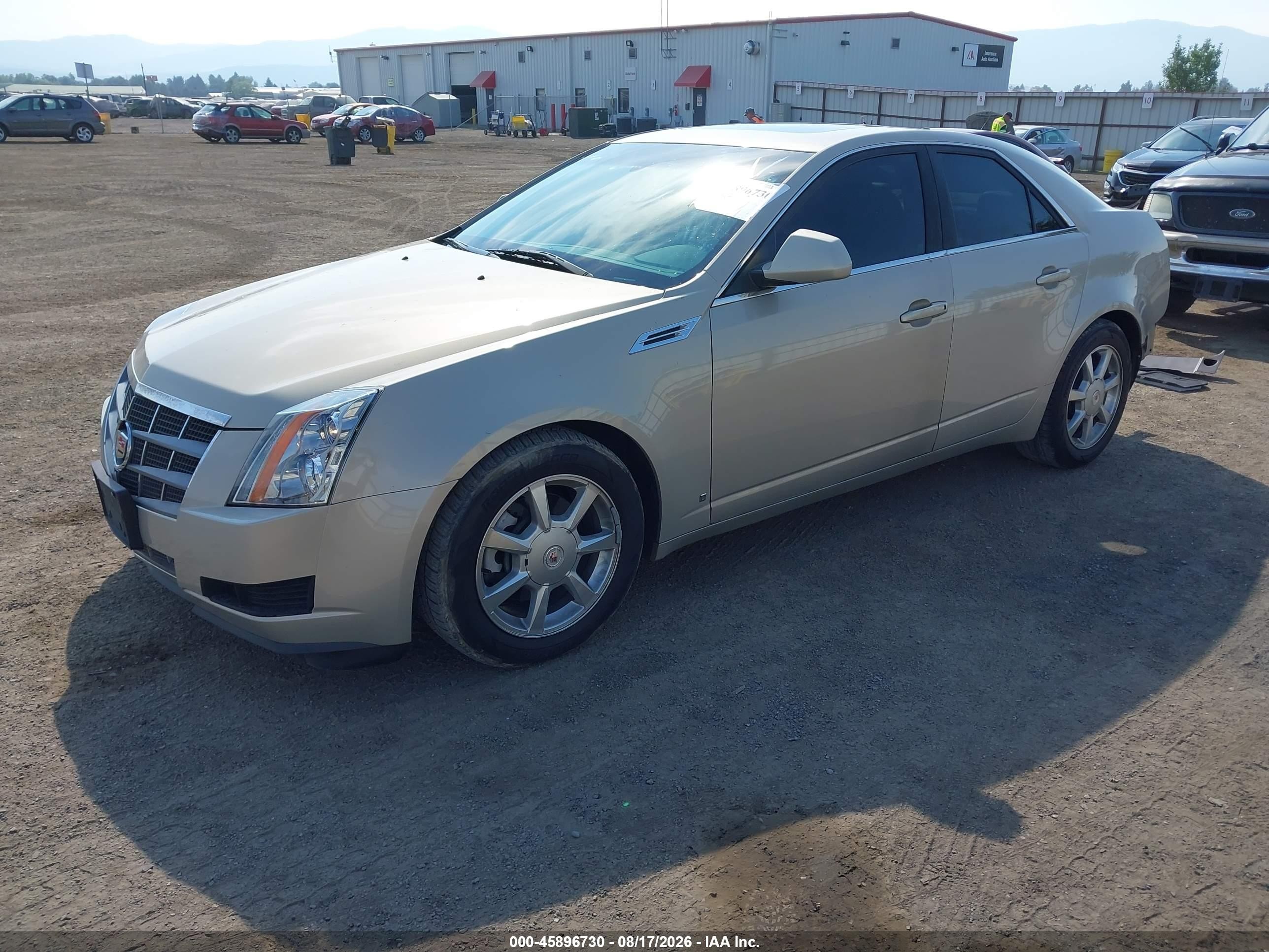2009 Cadillac Cts Awd W/1sb Gold vin: 1G6DS57V490117705