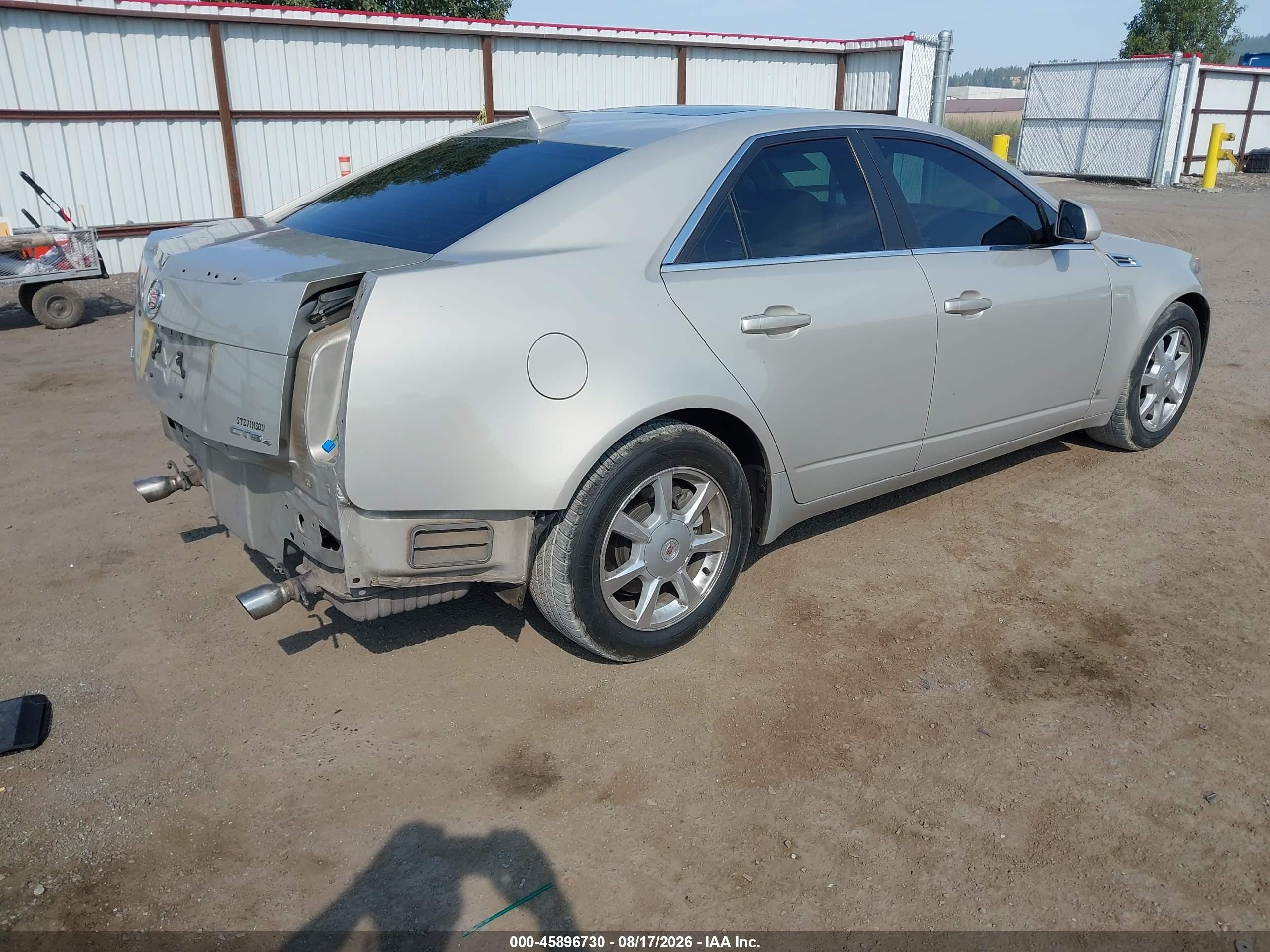 2009 Cadillac Cts Awd W/1sb Gold vin: 1G6DS57V490117705