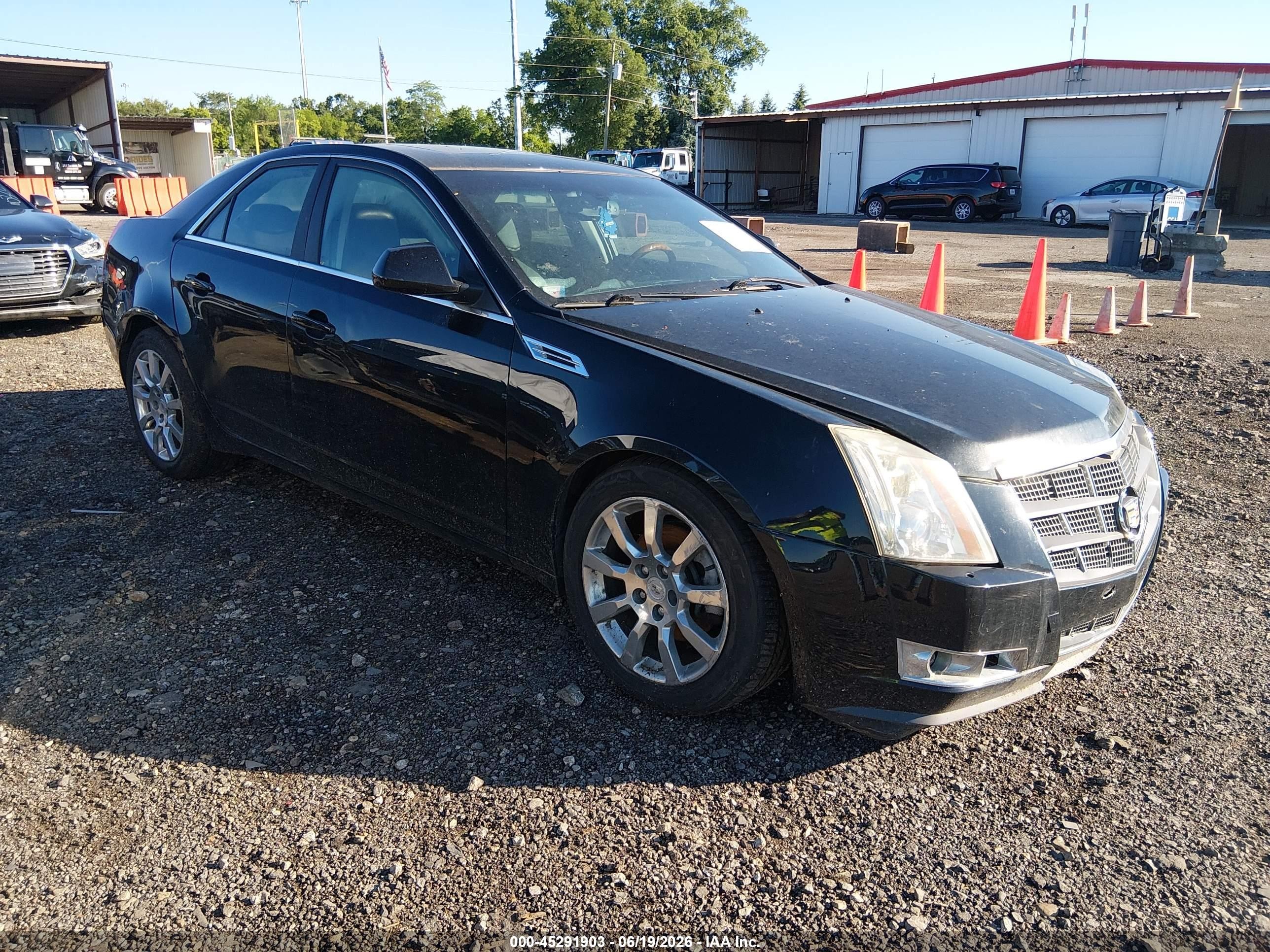 2009 Cadillac Cts Standard Черный vin: 1G6DS57V590161759