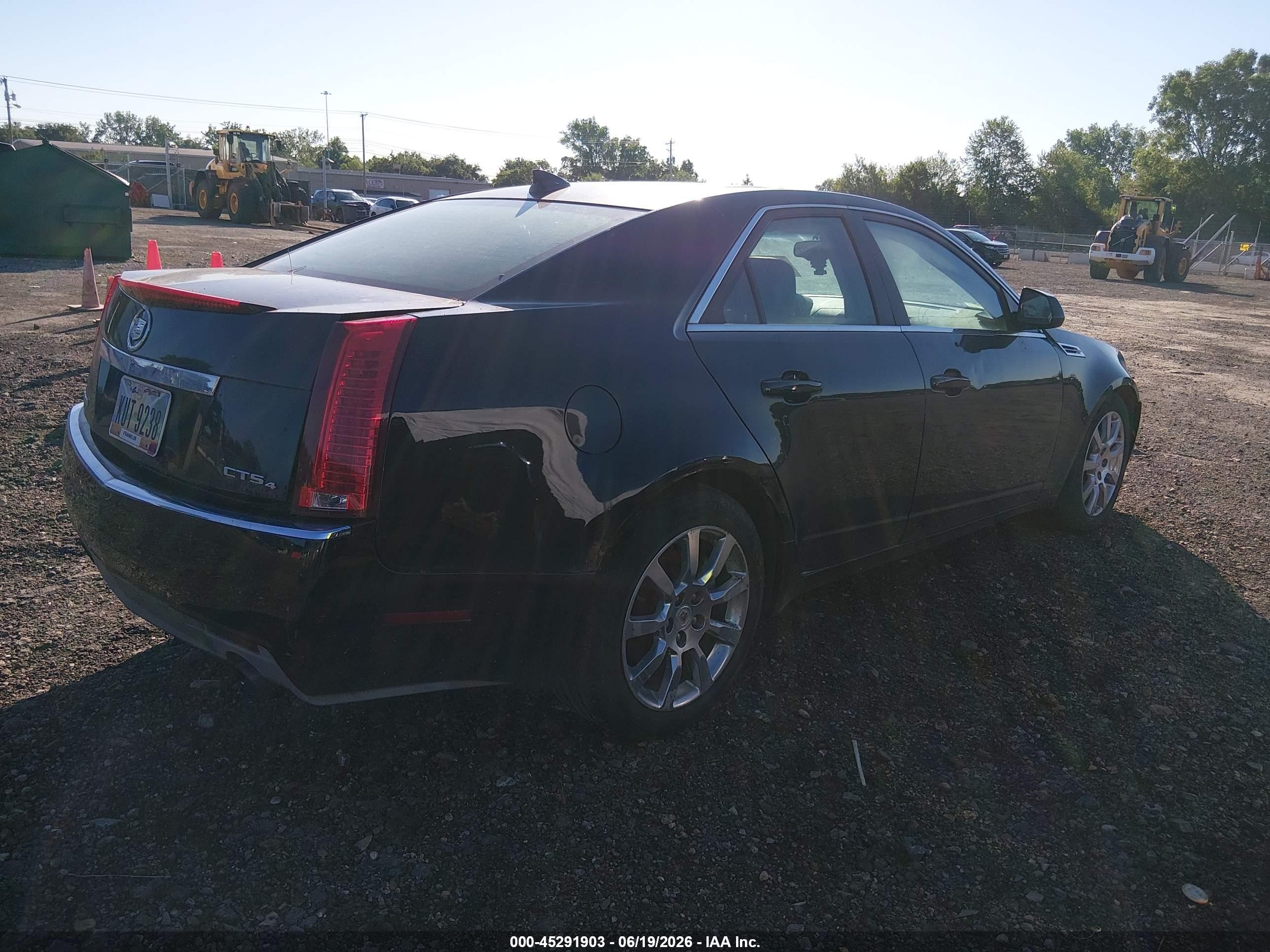 2009 Cadillac Cts Standard Black vin: 1G6DS57V590161759