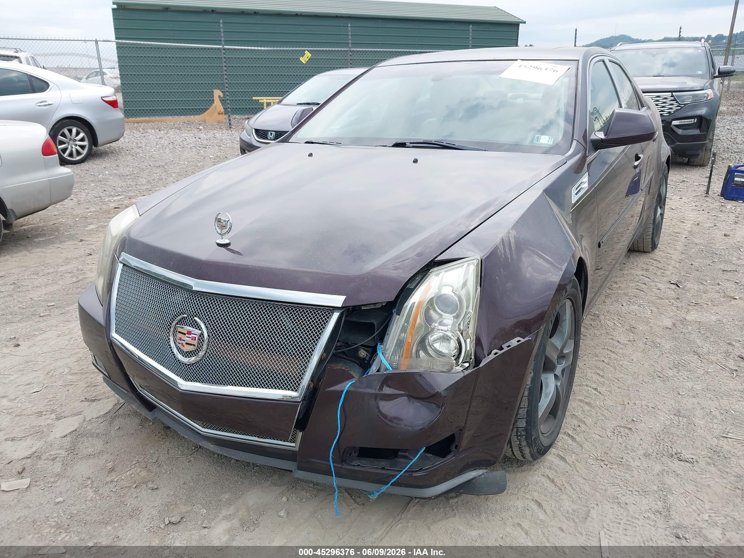 2009 Cadillac Cts Standard Purple vin: 1G6DS57V890169967