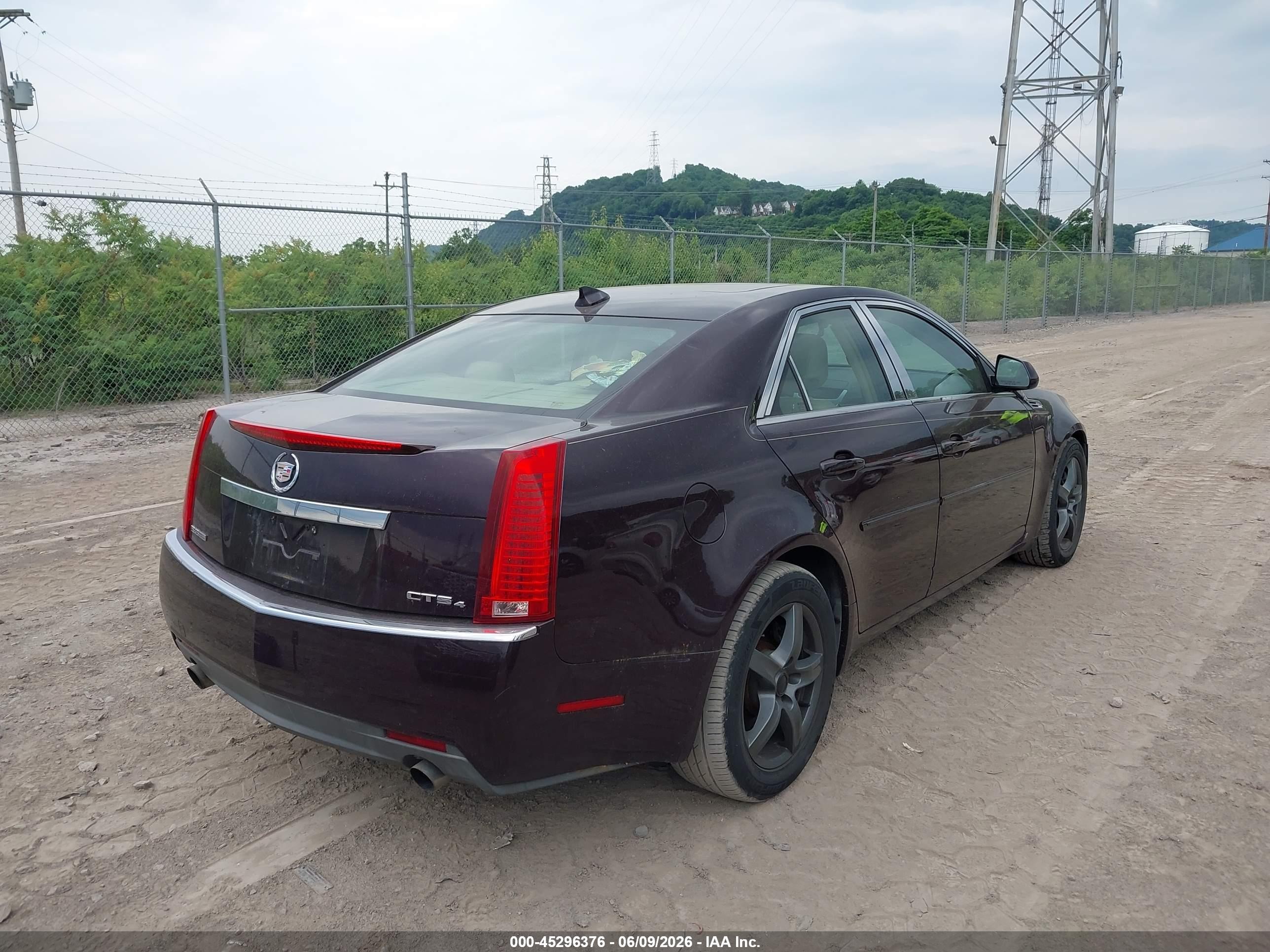 2009 Cadillac Cts Standard Purple vin: 1G6DS57V890169967
