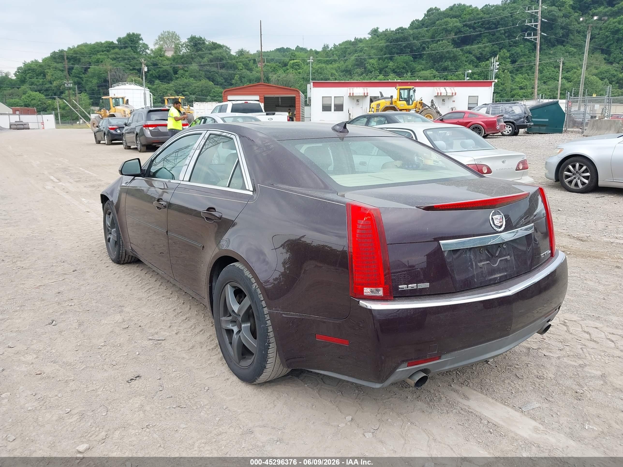 2009 Cadillac Cts Standard Purple vin: 1G6DS57V890169967