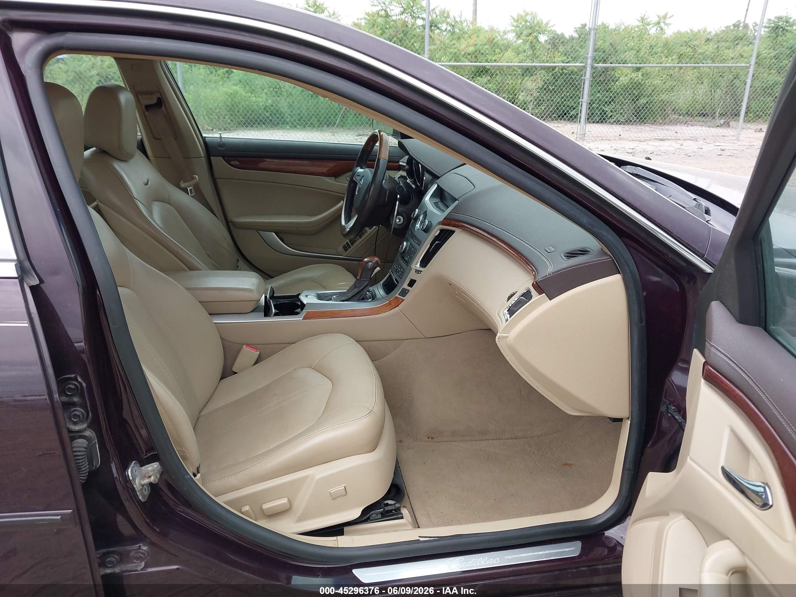 2009 Cadillac Cts Standard Purple vin: 1G6DS57V890169967