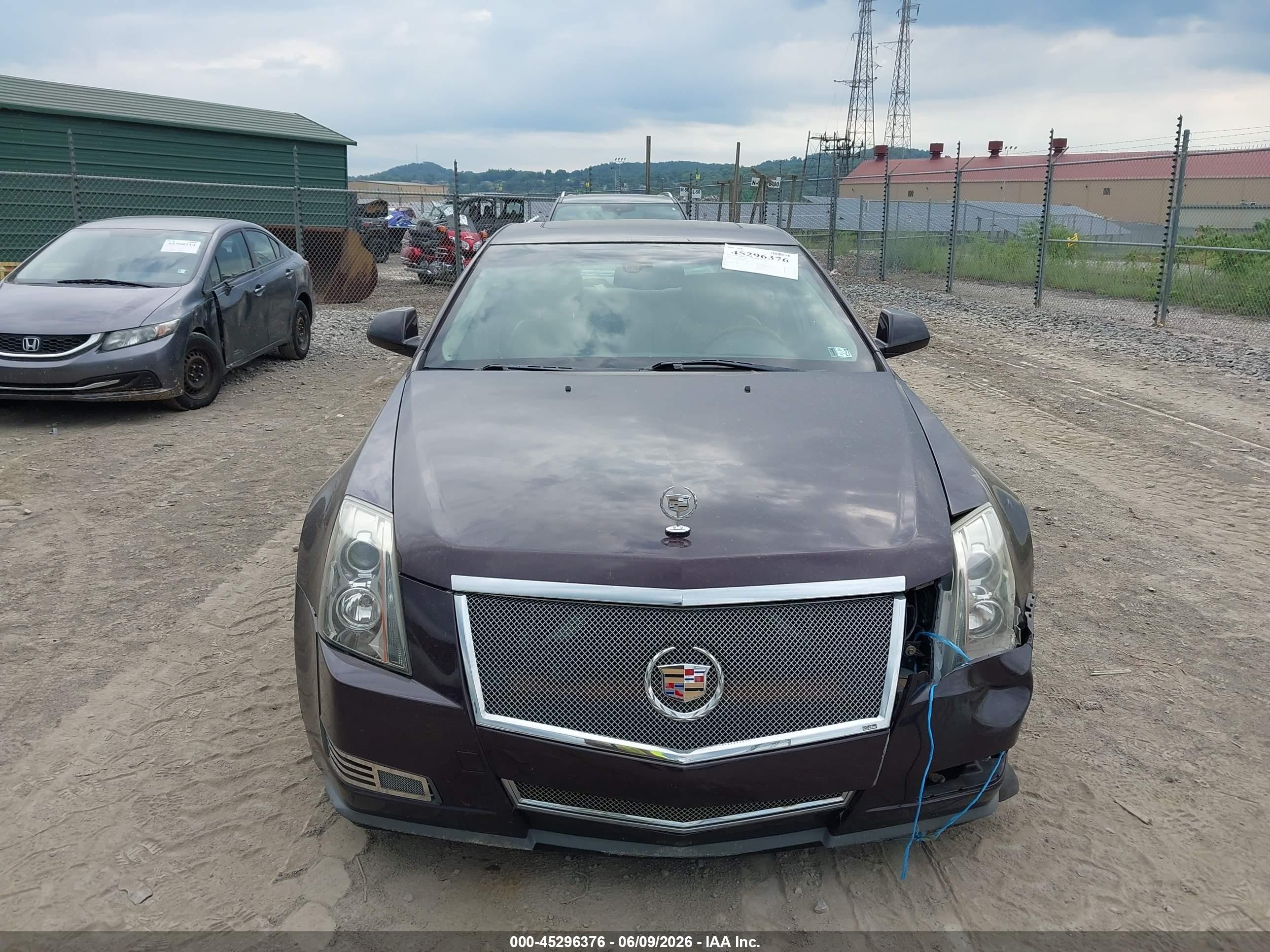 2009 Cadillac Cts Standard Purple vin: 1G6DS57V890169967